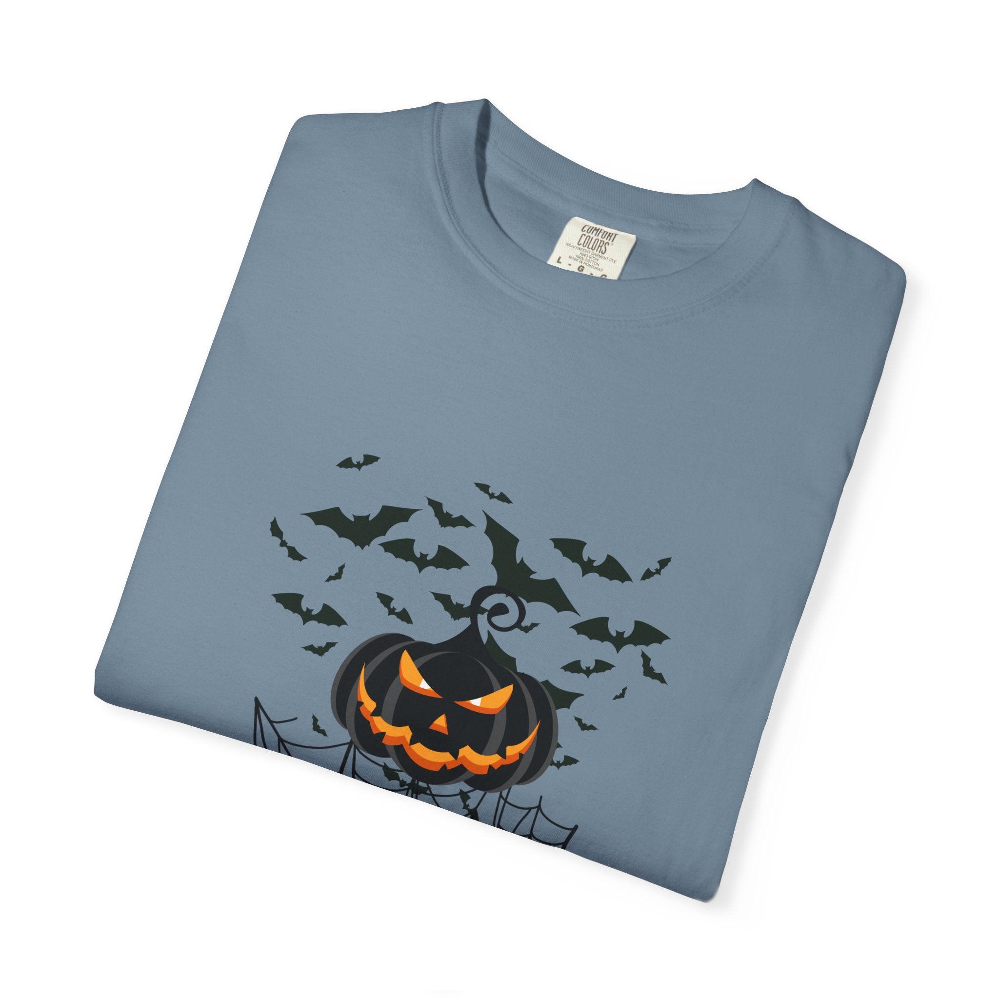 Halloween Vibe Unisex Garment-Dyed T-shirt, Casual Wear, Summer Vibe, Gift for Friends, Relaxed Everyday Style