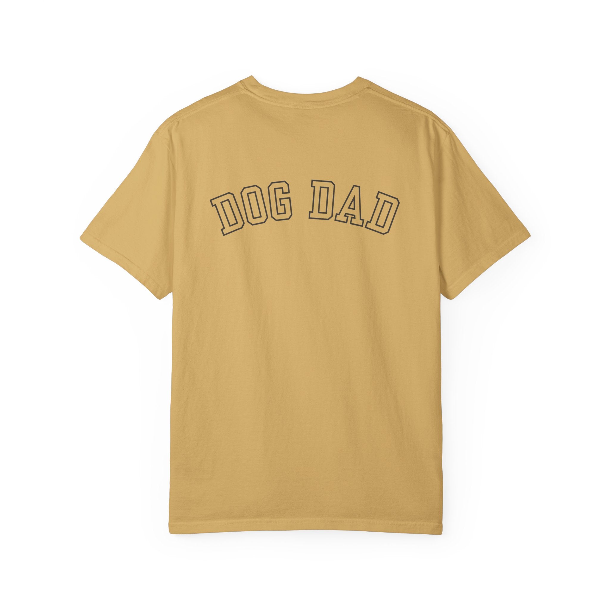 Leafen DOG DAD Unisex Garment-Dyed T-shirt, Casual Wear, Summer Vibe, Gift for Friends, Relaxed Everyday Style