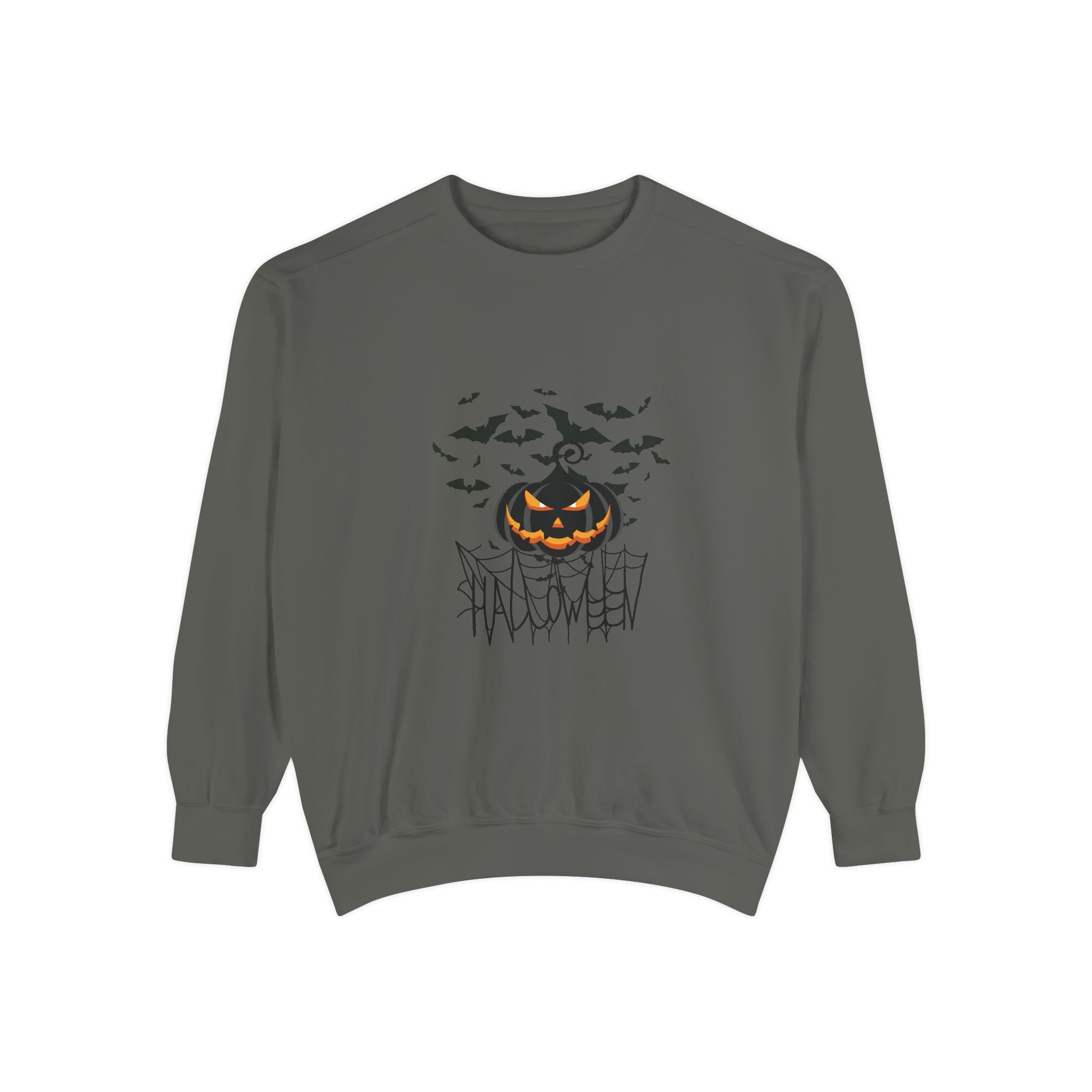 Leafen Halloween Web Unisex Sweatshirt, Casual Crewneck, Gift for Friends, Motivational Apparel, Everyday Comfort Wear