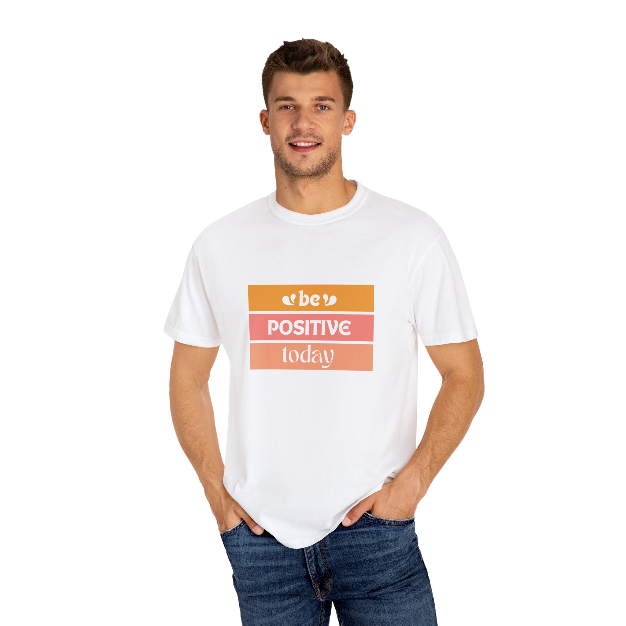 Leafen Positive Vibes Unisex T-Shirt | Motivational Tee, Gift for Friends, Casual Wear, Mood Booster, Everyday Comfort