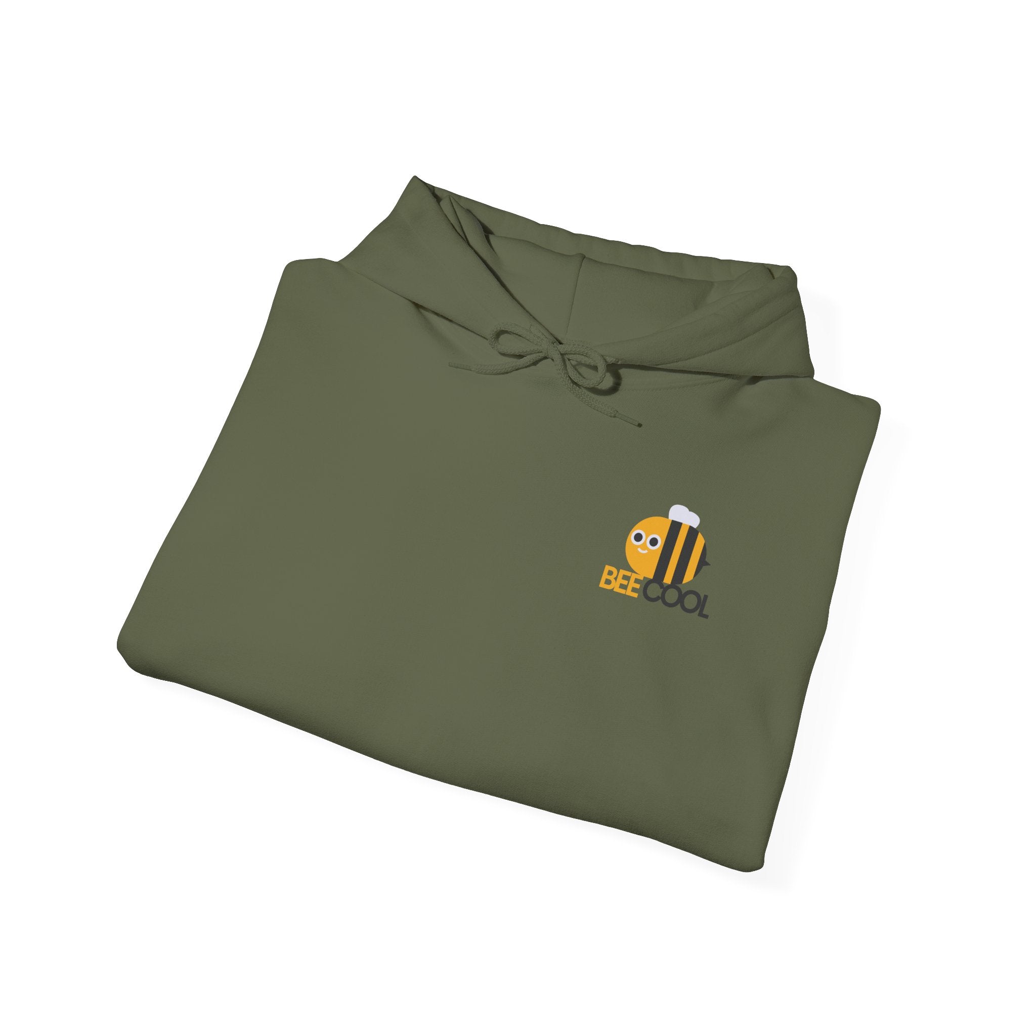 Leafen Bee Cool Unisex Heavy Blend™ Hooded Sweatshirt, Comfortable Casual Wear, Perfect Gift for Nature Lovers