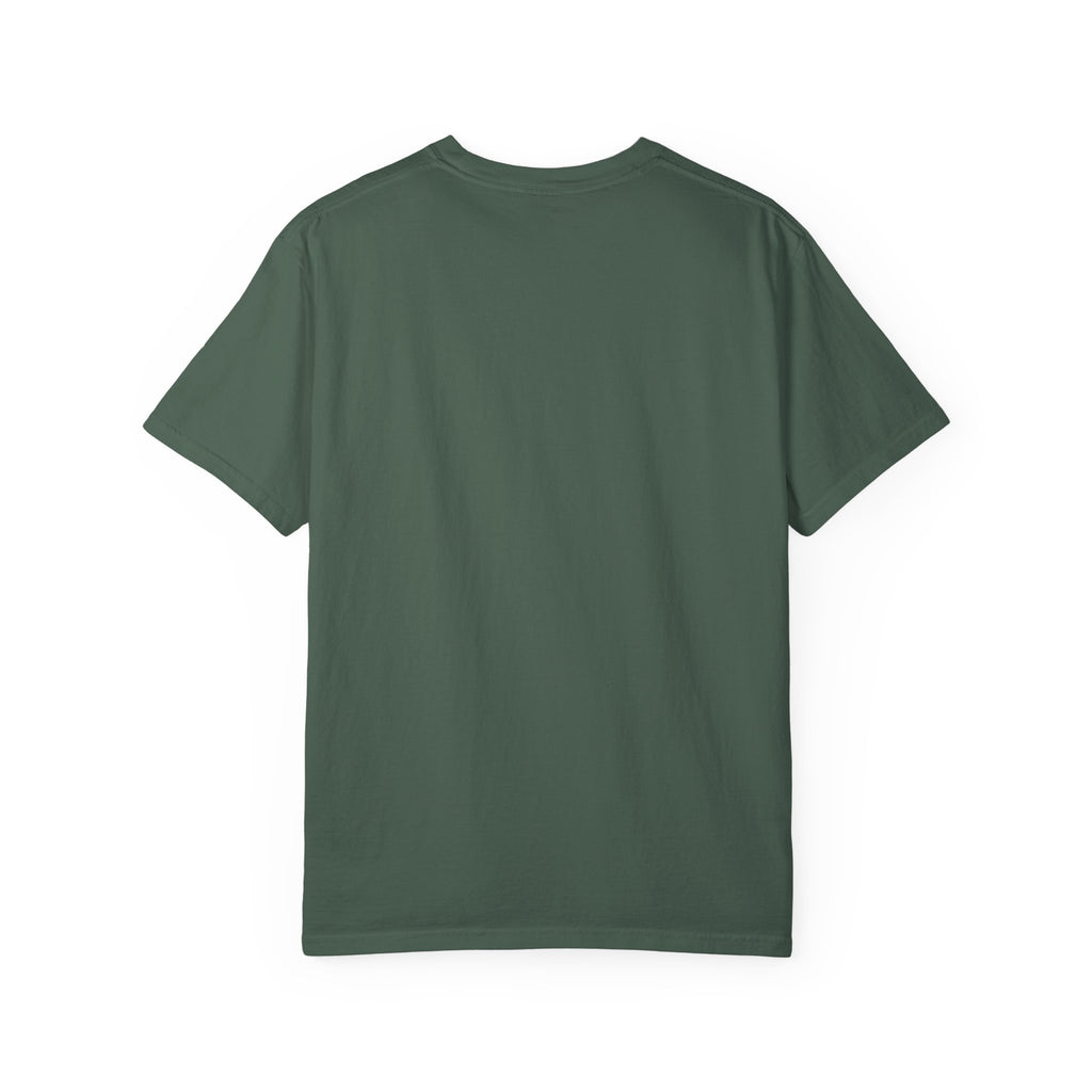 Leafen Music Heals Unisex Garment-Dyed T-shirt, Casual Wear, Summer Vibe, Gift for Friends, Relaxed Everyday Style