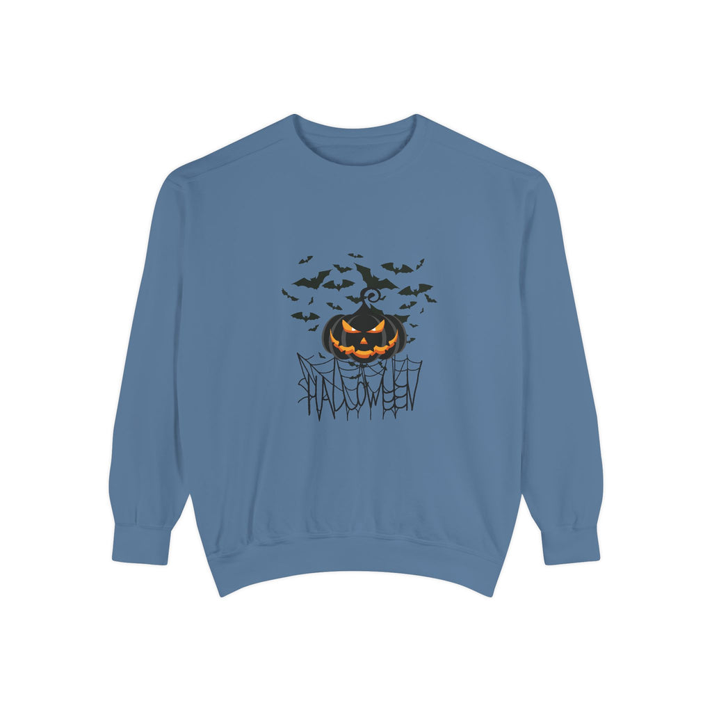 Leafen Halloween Web Unisex Sweatshirt, Casual Crewneck, Gift for Friends, Motivational Apparel, Everyday Comfort Wear