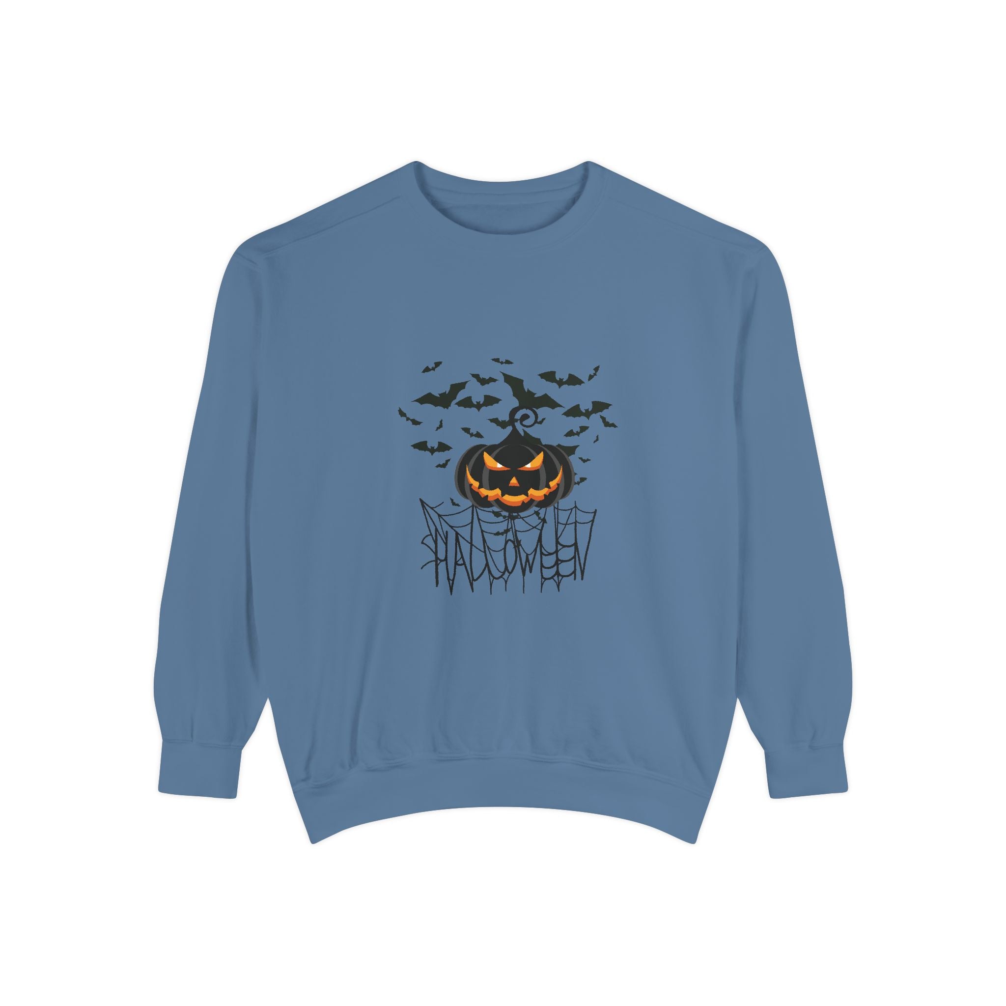 Leafen Halloween Web Unisex Sweatshirt, Casual Crewneck, Gift for Friends, Motivational Apparel, Everyday Comfort Wear