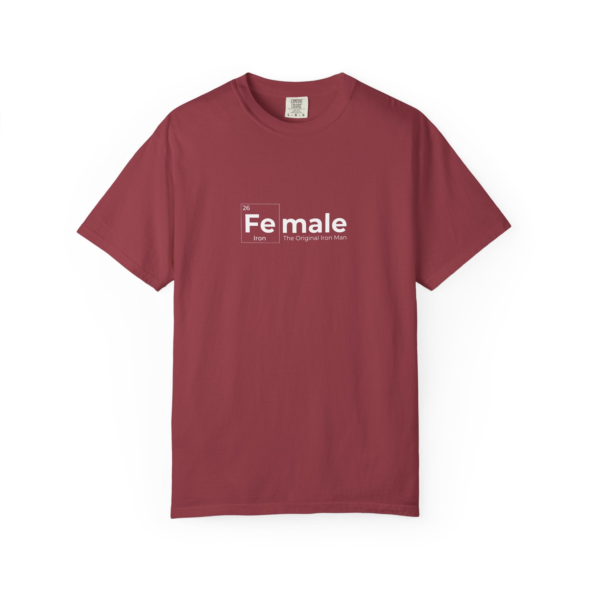 Original Iron Man Unisex Garment-Dyed T-shirt, Casual Wear, Summer Vibe, Gift for Friends, Relaxed Everyday Style