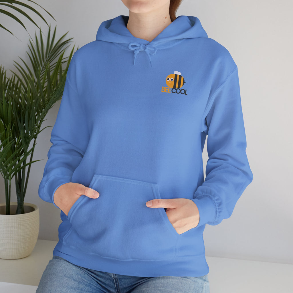 Leafen Bee Cool Unisex Heavy Blend™ Hooded Sweatshirt, Comfortable Casual Wear, Perfect Gift for Nature Lovers