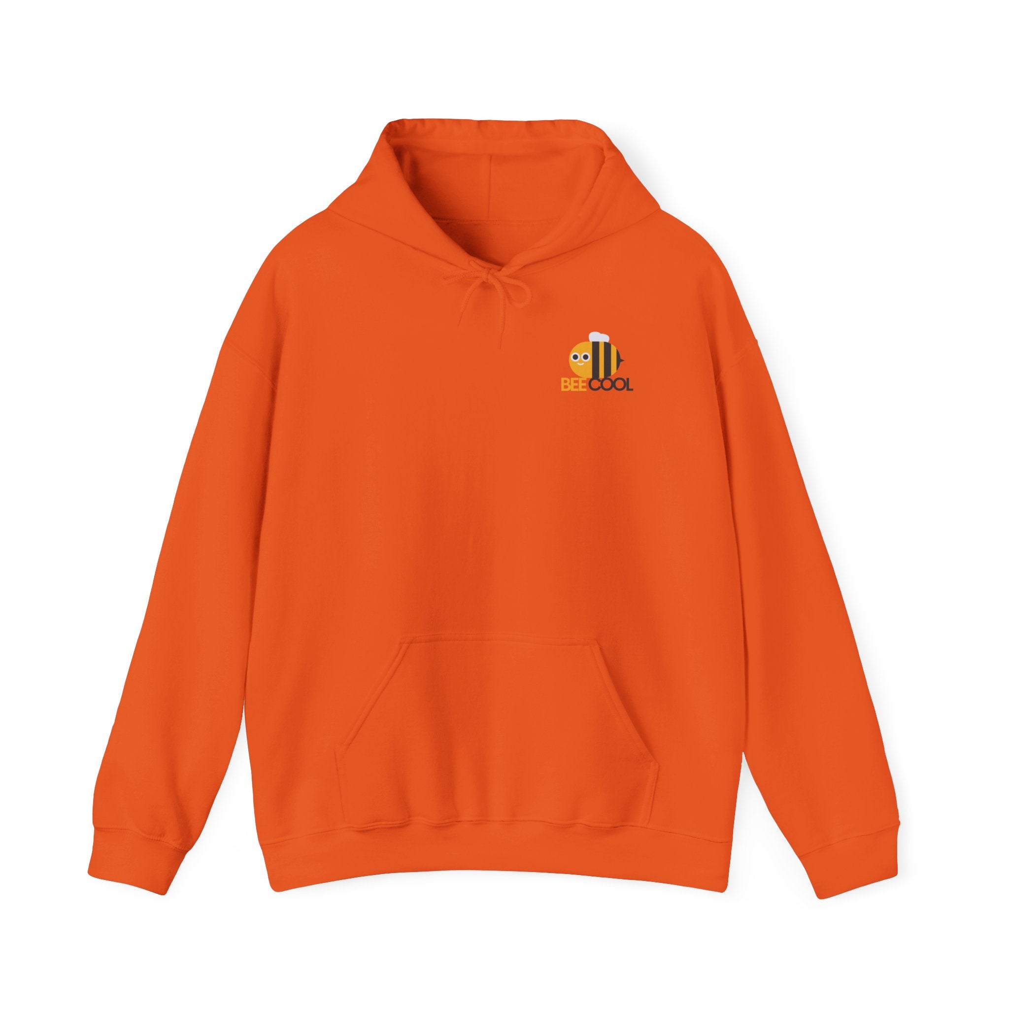 Leafen Bee Cool Unisex Heavy Blend™ Hooded Sweatshirt, Comfortable Casual Wear, Perfect Gift for Nature Lovers