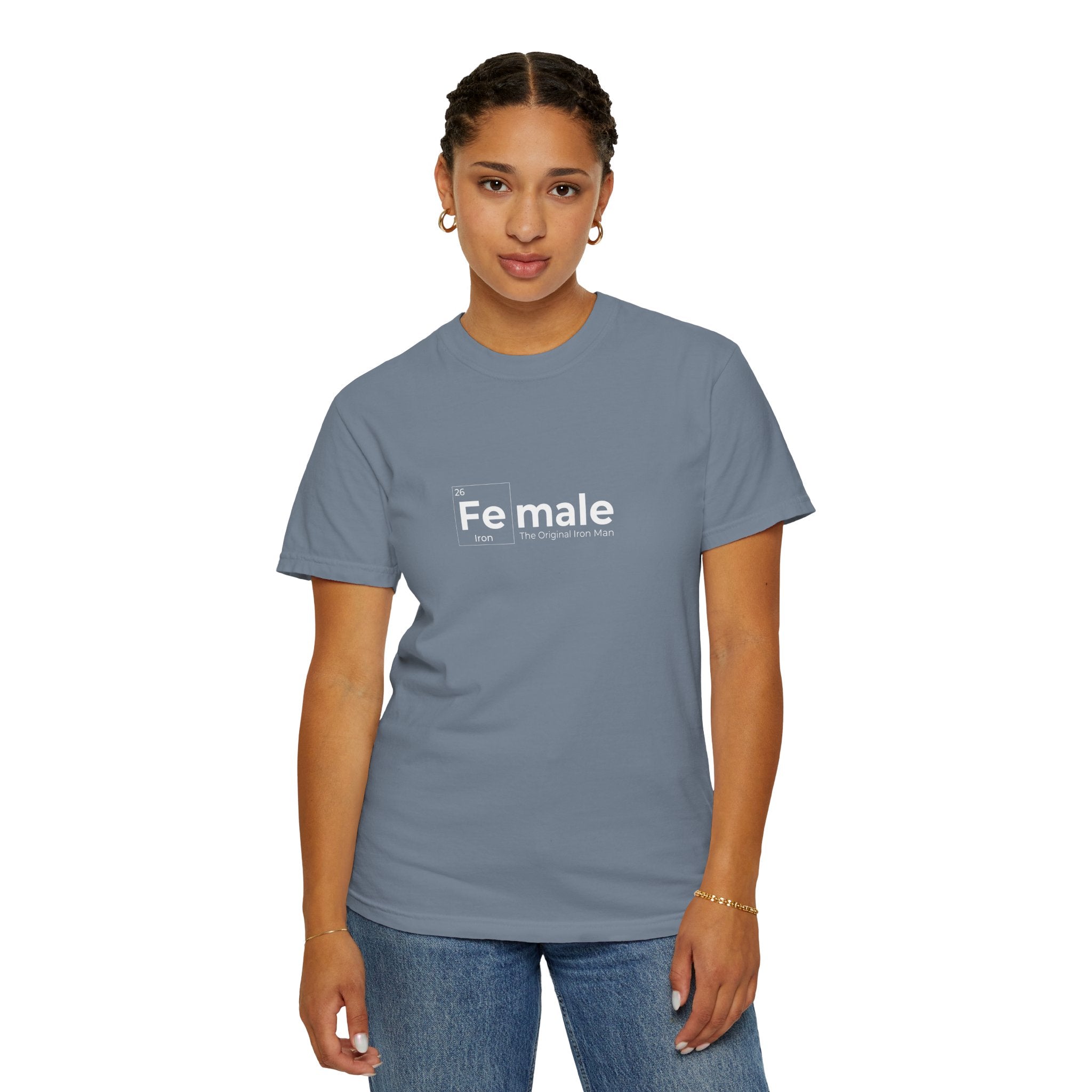 Original Iron Man Unisex Garment-Dyed T-shirt, Casual Wear, Summer Vibe, Gift for Friends, Relaxed Everyday Style