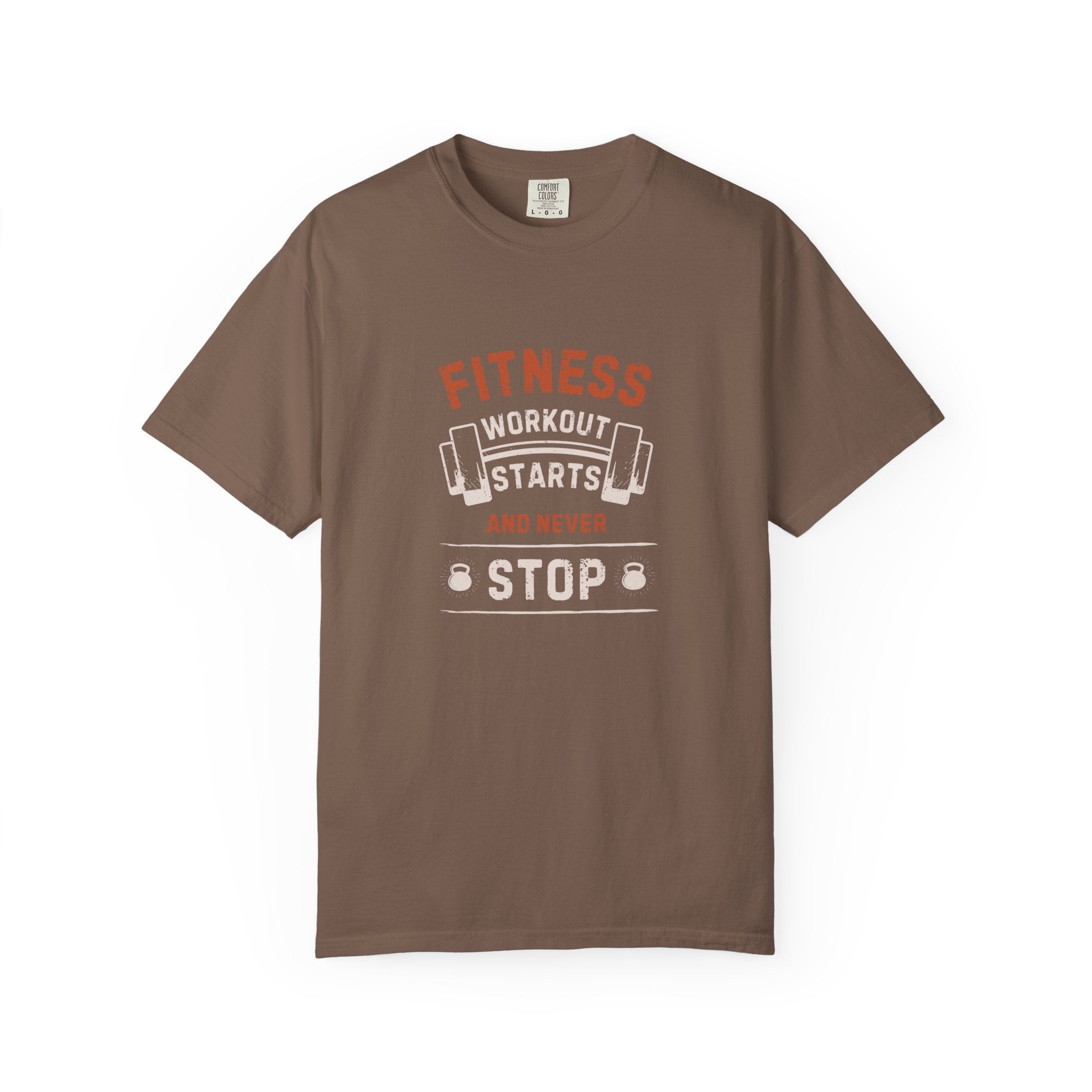 Fitness Workout Unisex Garment-Dyed T-shirt, Casual Wear, Summer Vibe, Gift for Friends, Motivational Relaxed Everyday Style