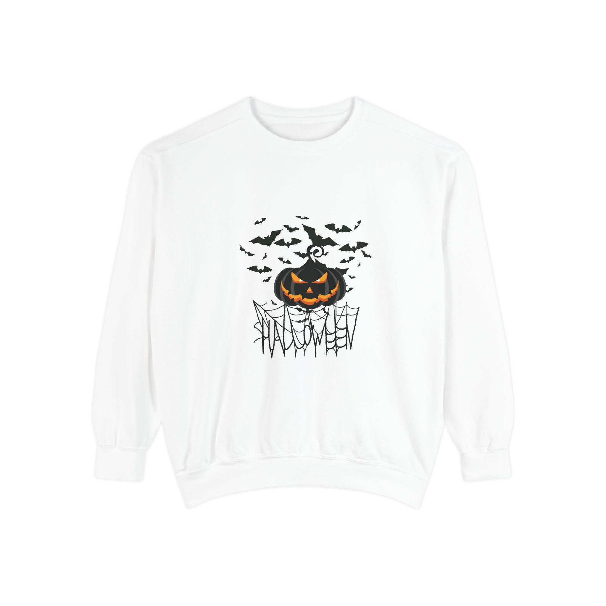 Leafen Halloween Web Unisex Sweatshirt, Casual Crewneck, Gift for Friends, Motivational Apparel, Everyday Comfort Wear