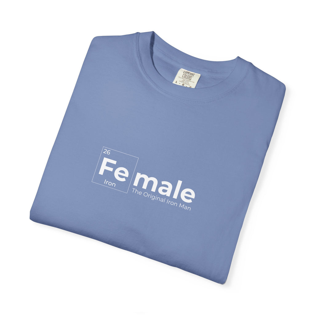 Original Iron Man Unisex Garment-Dyed T-shirt, Casual Wear, Summer Vibe, Gift for Friends, Relaxed Everyday Style