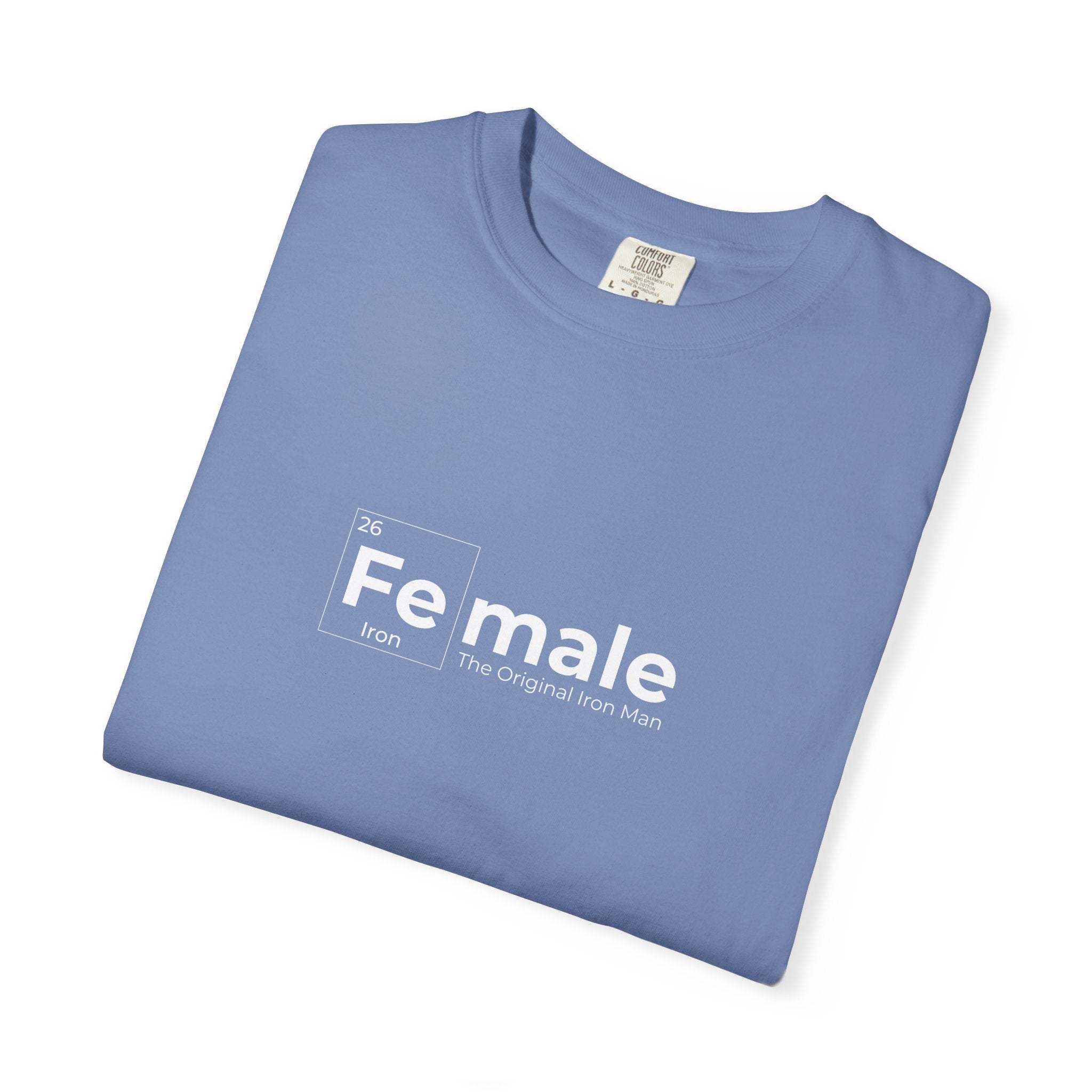 Original Iron Man Unisex Garment-Dyed T-shirt, Casual Wear, Summer Vibe, Gift for Friends, Relaxed Everyday Style