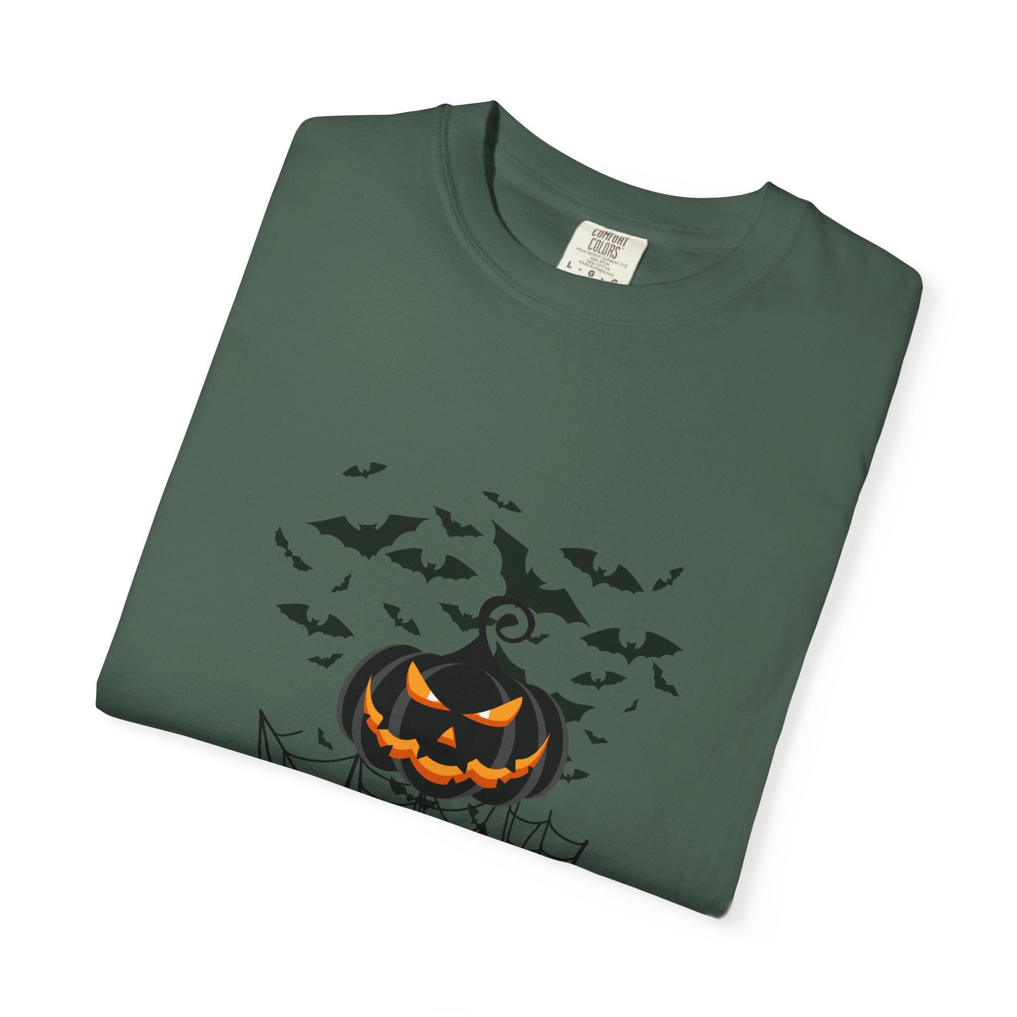 Halloween Vibe Unisex Garment-Dyed T-shirt, Casual Wear, Summer Vibe, Gift for Friends, Relaxed Everyday Style