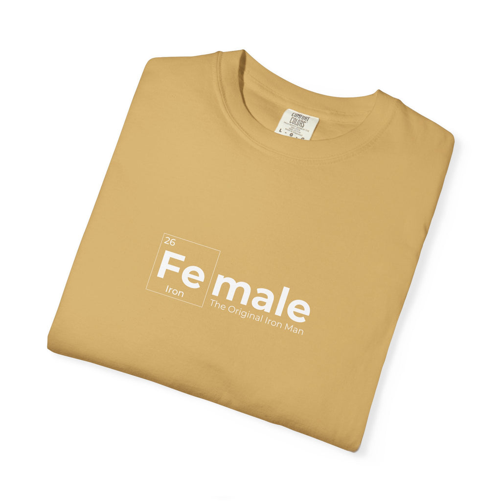 Original Iron Man Unisex Garment-Dyed T-shirt, Casual Wear, Summer Vibe, Gift for Friends, Relaxed Everyday Style
