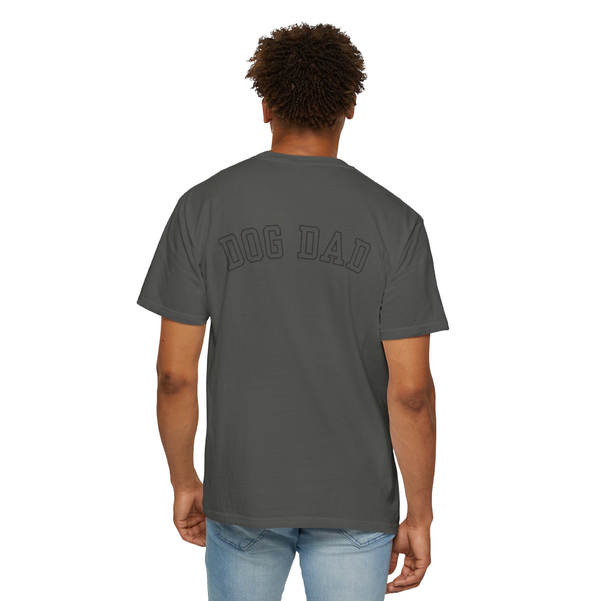 Leafen DOG DAD Unisex Garment-Dyed T-shirt, Casual Wear, Summer Vibe, Gift for Friends, Relaxed Everyday Style