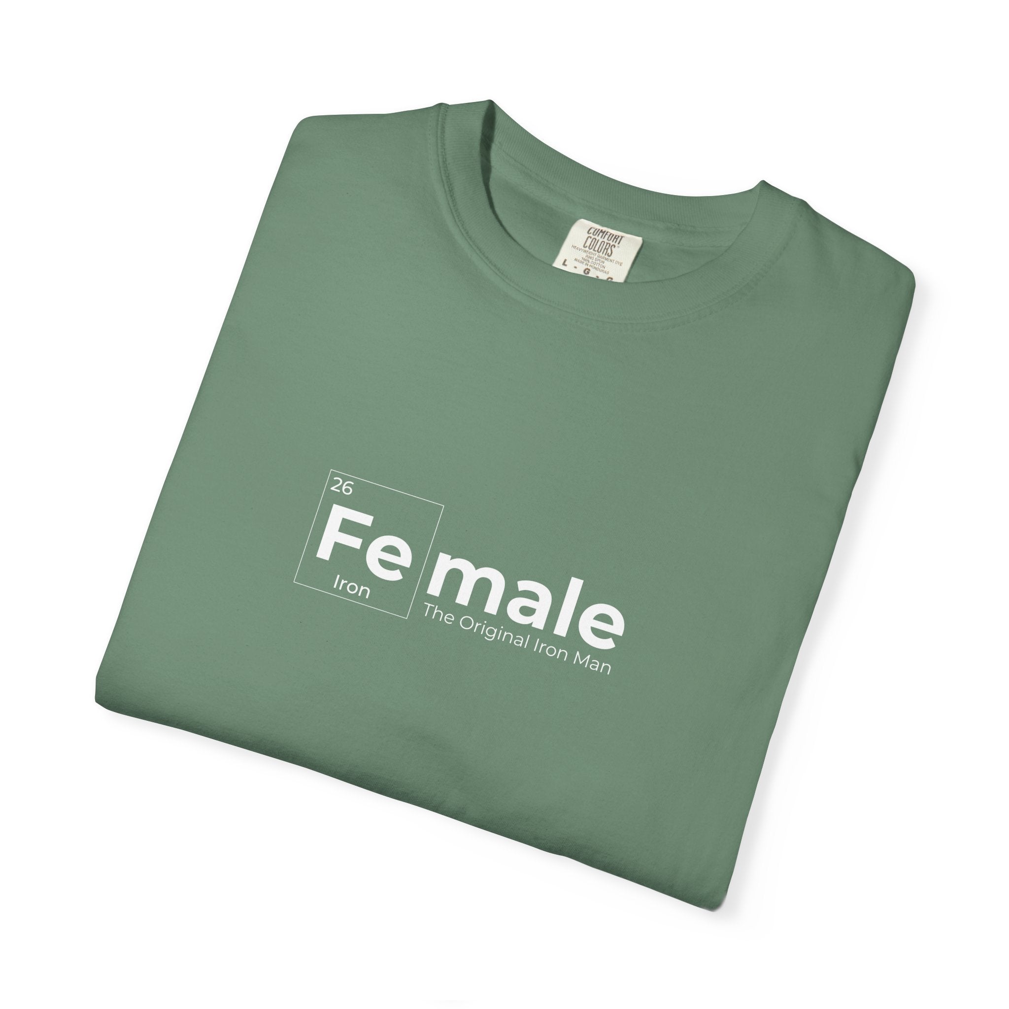 Original Iron Man Unisex Garment-Dyed T-shirt, Casual Wear, Summer Vibe, Gift for Friends, Relaxed Everyday Style