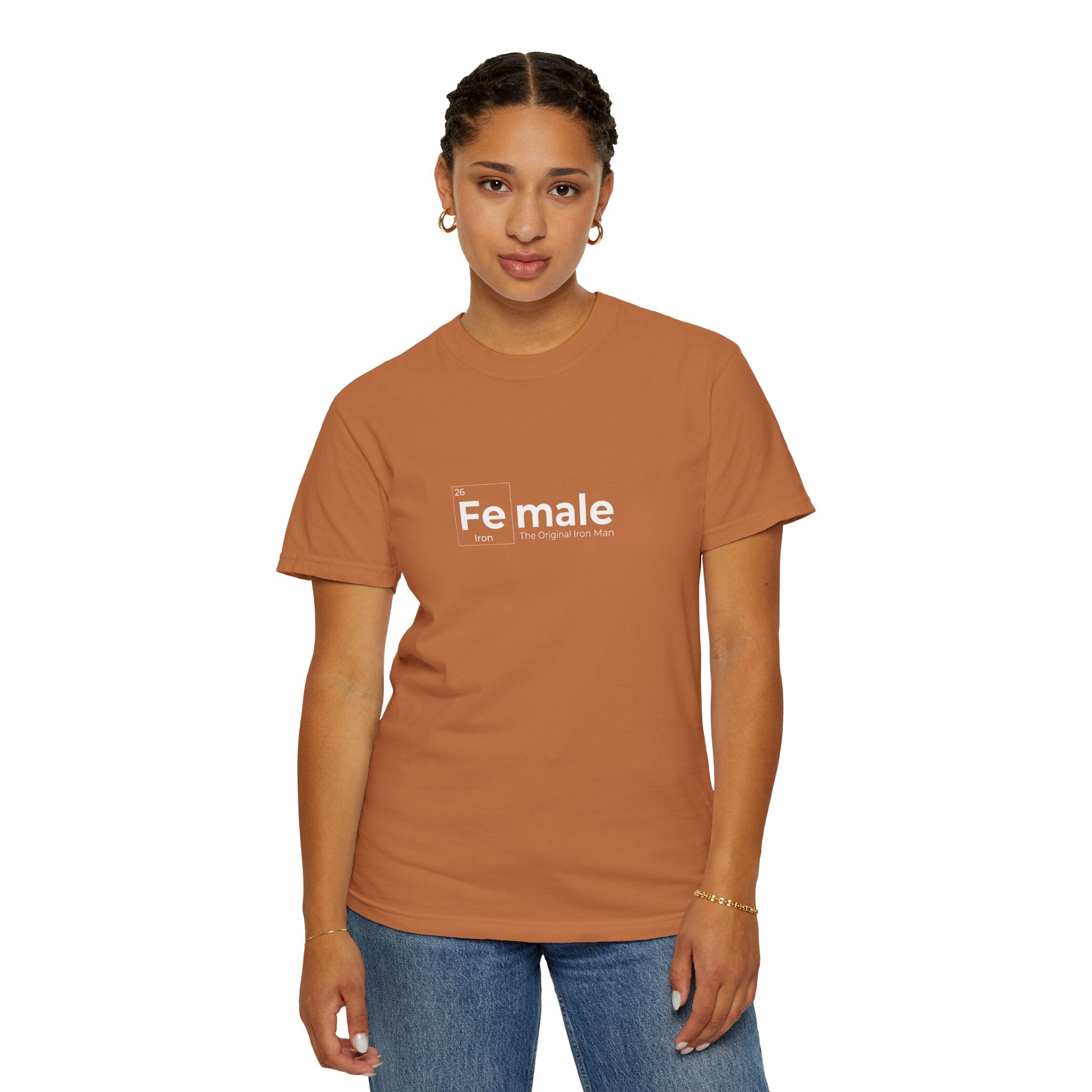 Original Iron Man Unisex Garment-Dyed T-shirt, Casual Wear, Summer Vibe, Gift for Friends, Relaxed Everyday Style