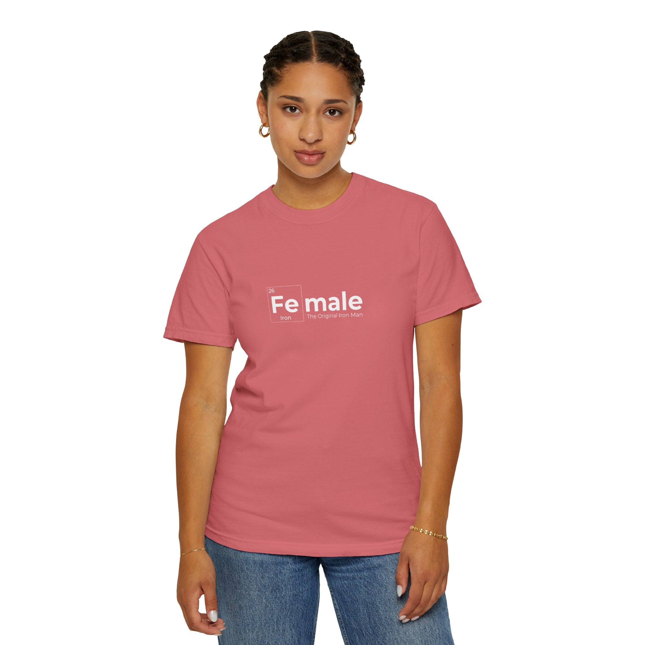Original Iron Man Unisex Garment-Dyed T-shirt, Casual Wear, Summer Vibe, Gift for Friends, Relaxed Everyday Style