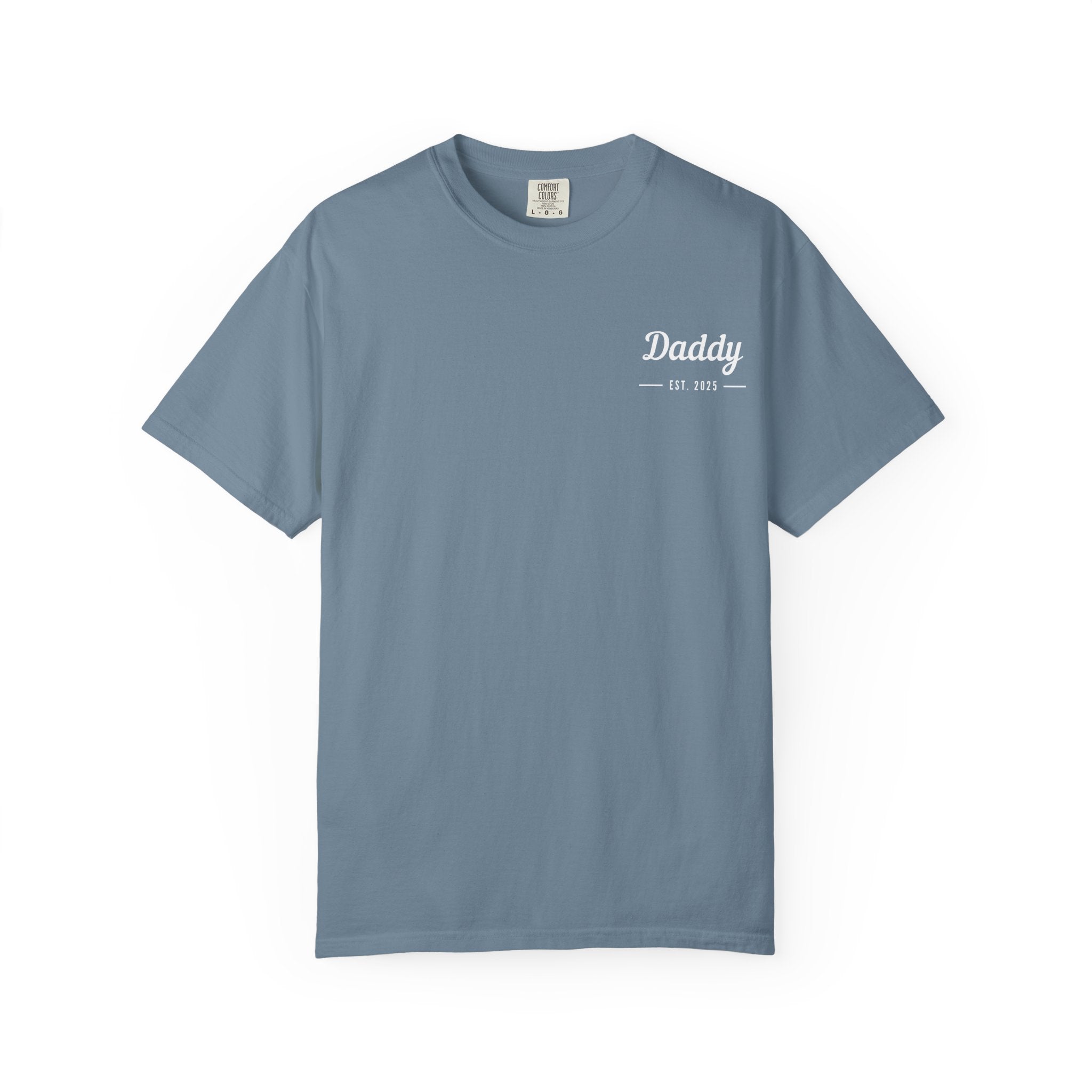 Leafen Daddy Est Unisex Garment-Dyed T-shirt, Casual Wear, Summer Vibe, Gift for Friends, Relaxed Everyday Style
