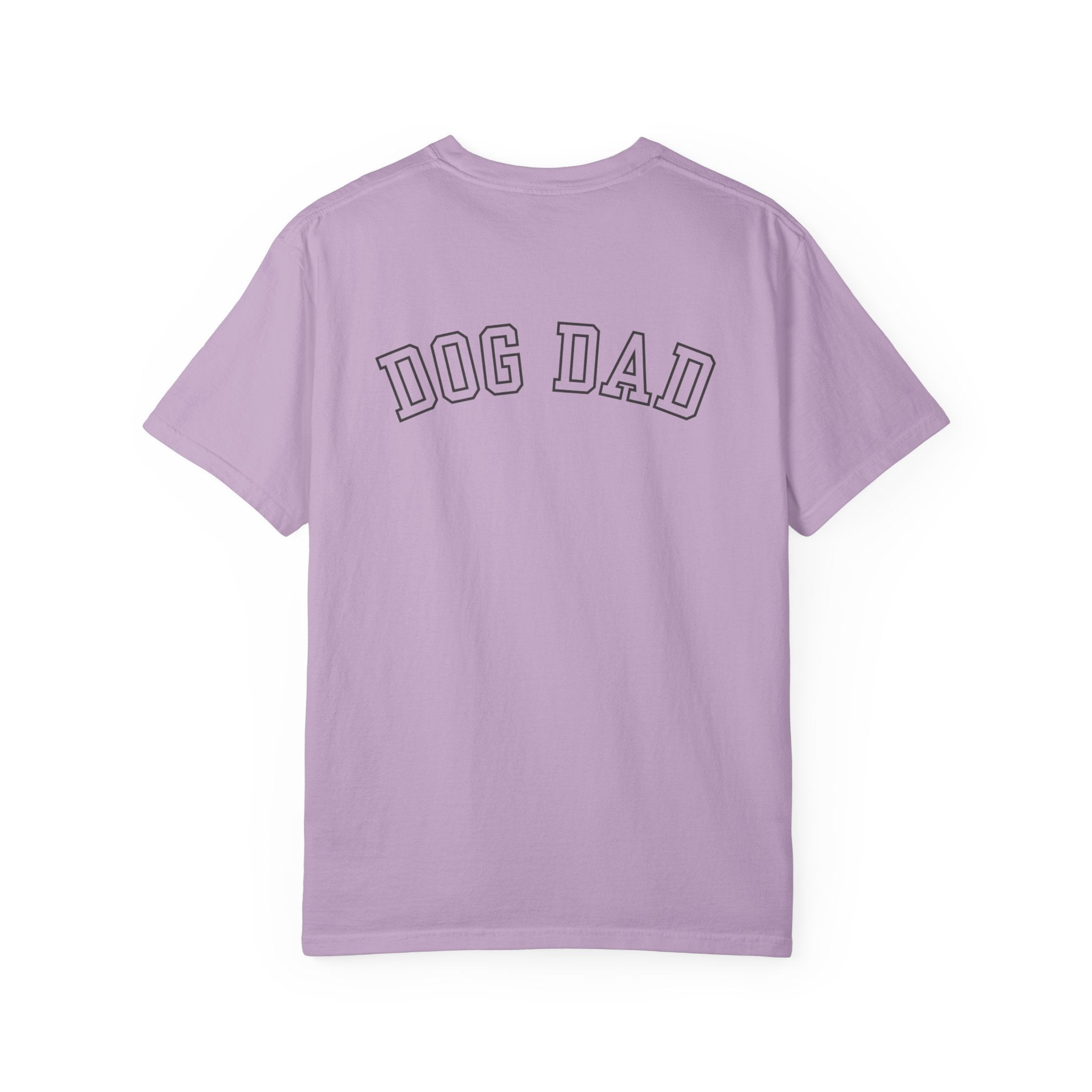 Leafen DOG DAD Unisex Garment-Dyed T-shirt, Casual Wear, Summer Vibe, Gift for Friends, Relaxed Everyday Style