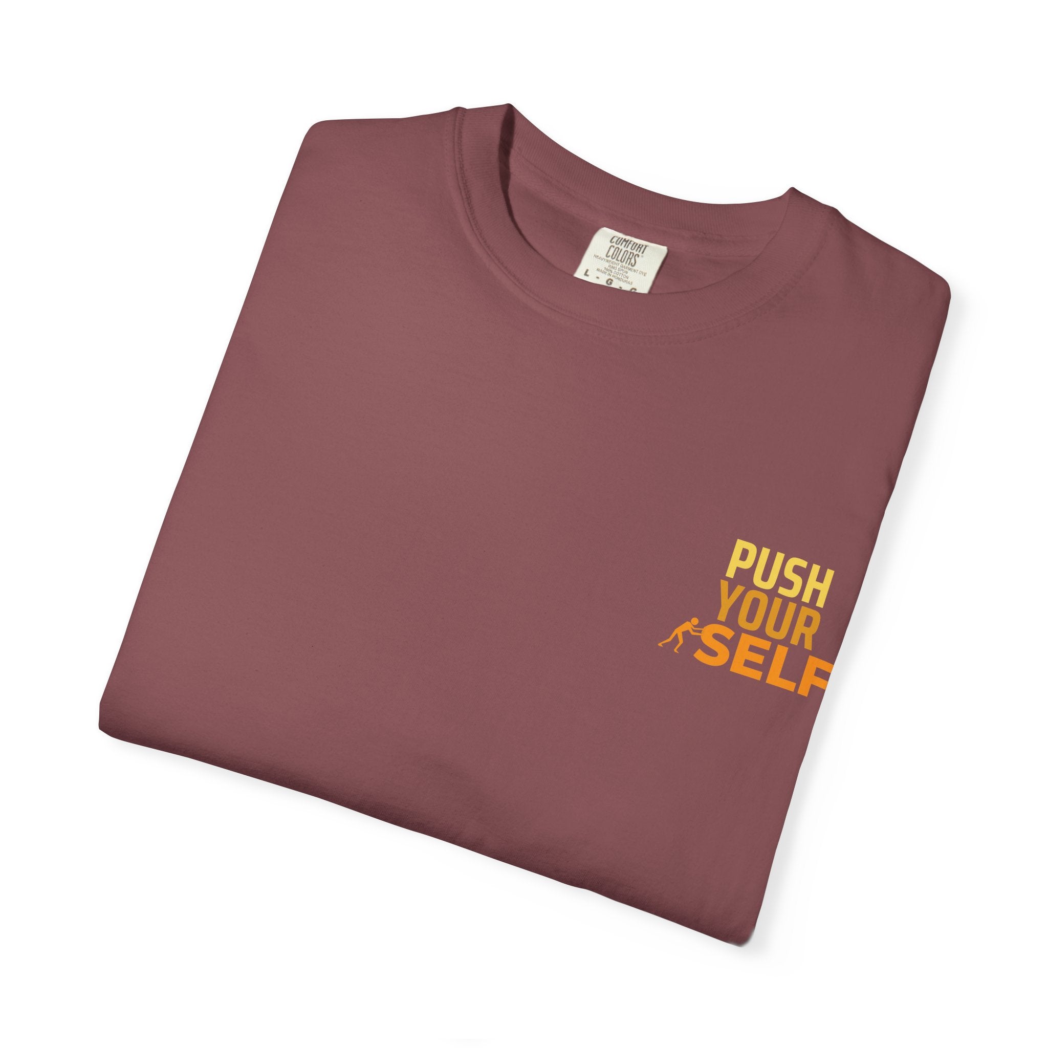 Leafen Push Your Self Unisex T-Shirt | Casual Tee, Gift for Friends, Casual Wear, Everyday Comfort