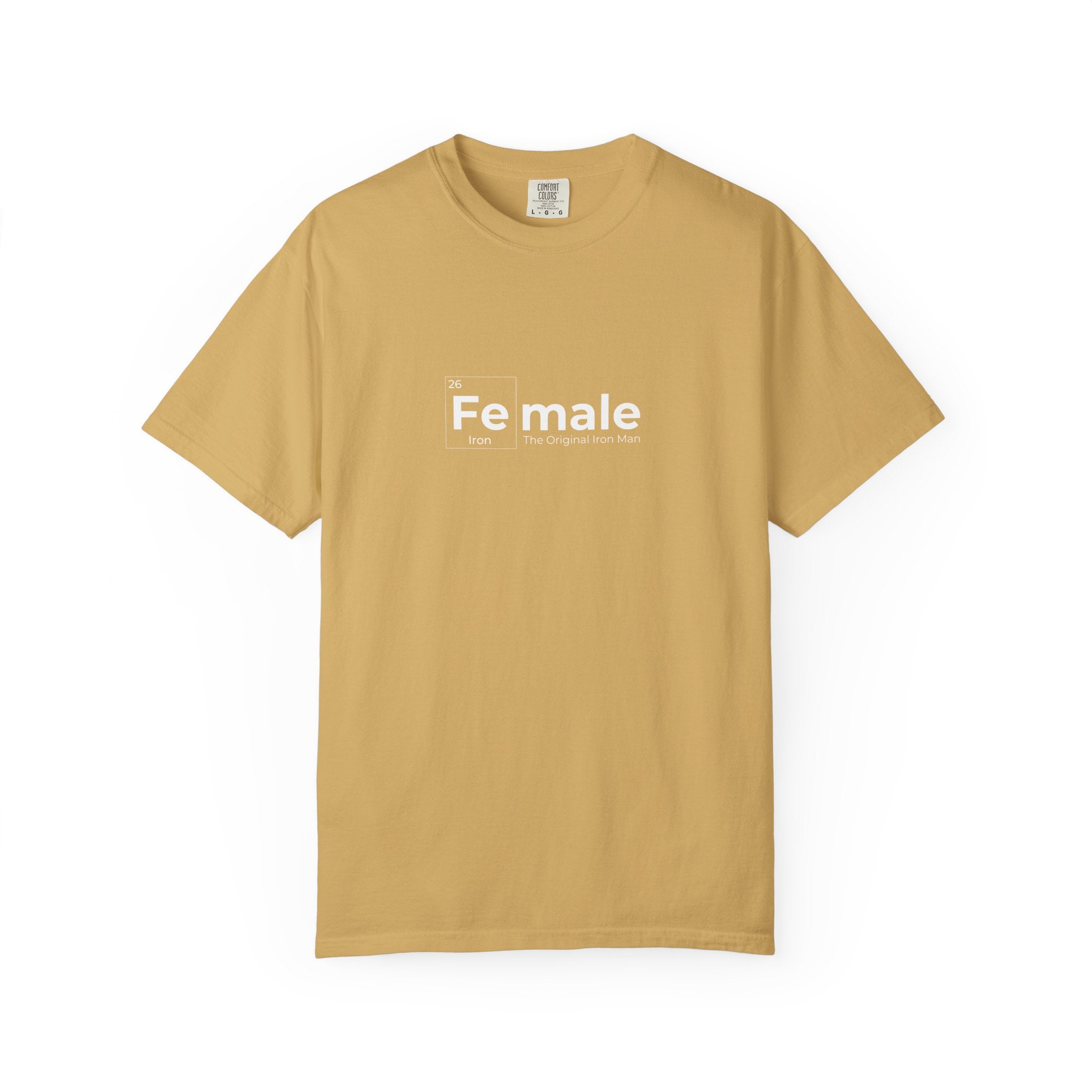 Original Iron Man Unisex Garment-Dyed T-shirt, Casual Wear, Summer Vibe, Gift for Friends, Relaxed Everyday Style