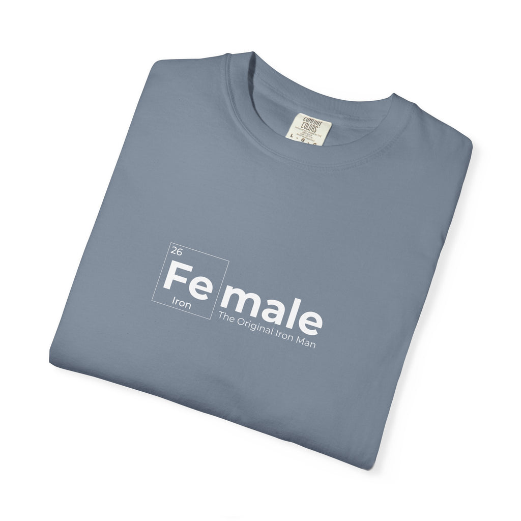 Original Iron Man Unisex Garment-Dyed T-shirt, Casual Wear, Summer Vibe, Gift for Friends, Relaxed Everyday Style