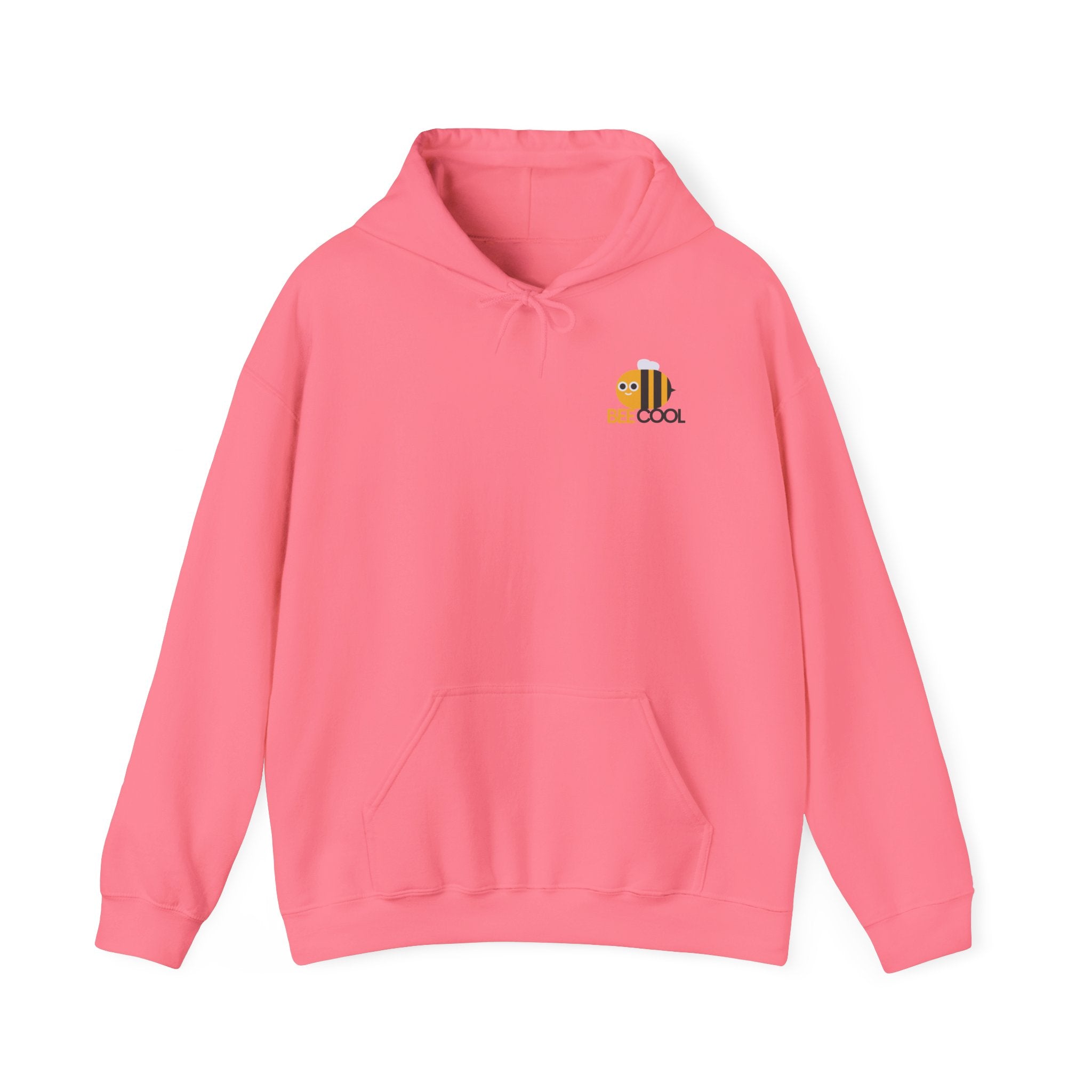 Leafen Bee Cool Unisex Heavy Blend™ Hooded Sweatshirt, Comfortable Casual Wear, Perfect Gift for Nature Lovers
