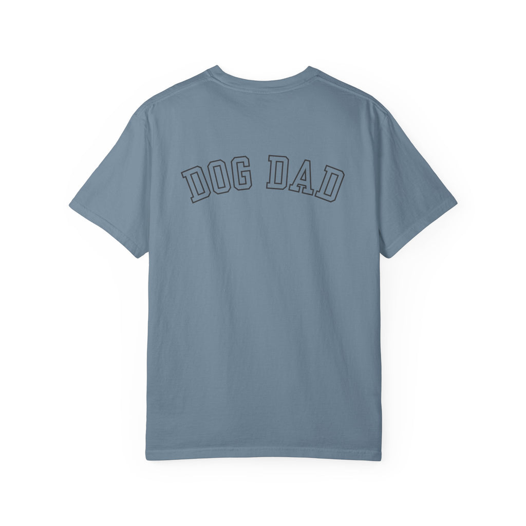 Leafen DOG DAD Unisex Garment-Dyed T-shirt, Casual Wear, Summer Vibe, Gift for Friends, Relaxed Everyday Style