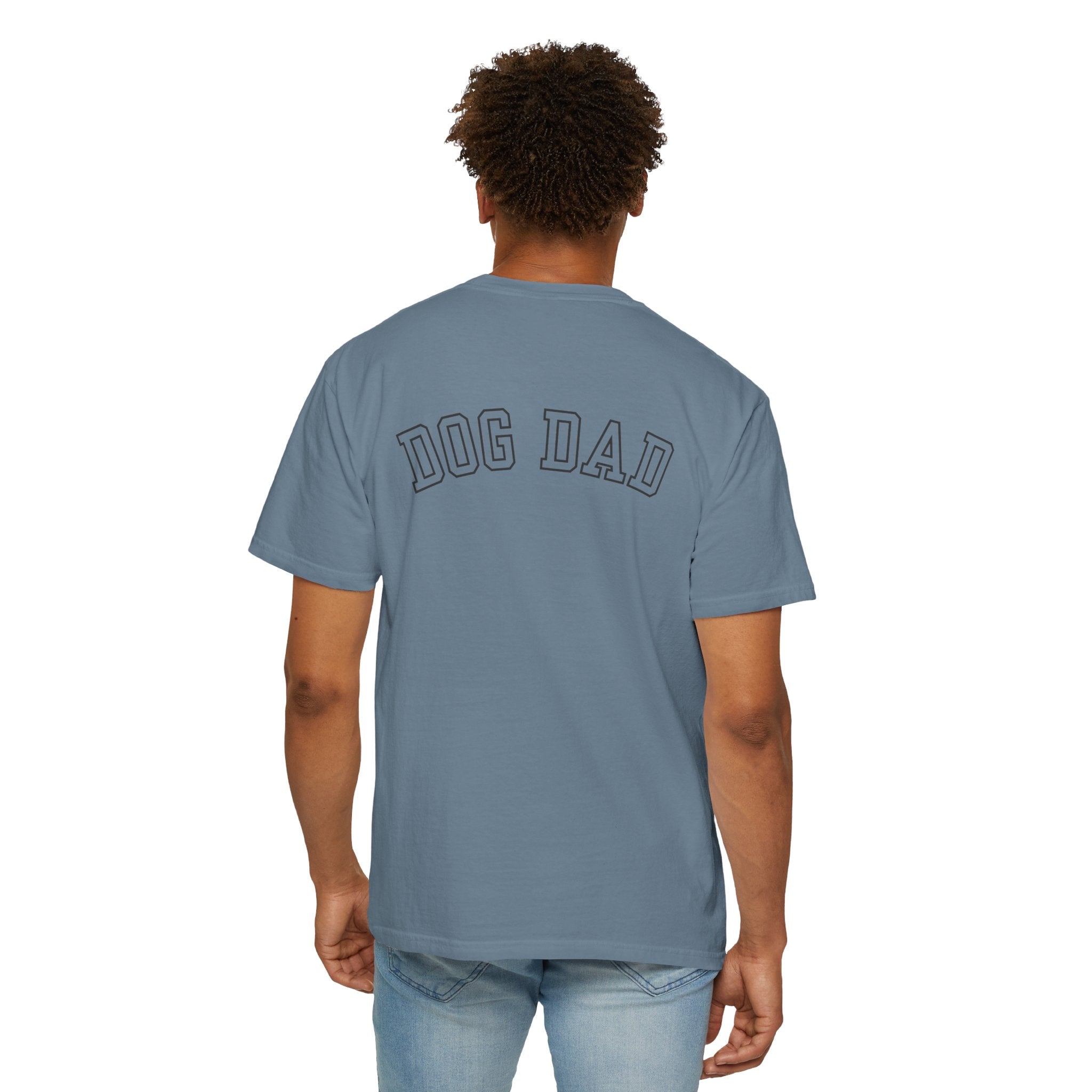 Leafen DOG DAD Unisex Garment-Dyed T-shirt, Casual Wear, Summer Vibe, Gift for Friends, Relaxed Everyday Style