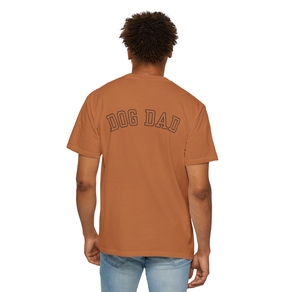 Leafen DOG DAD Unisex Garment-Dyed T-shirt, Casual Wear, Summer Vibe, Gift for Friends, Relaxed Everyday Style