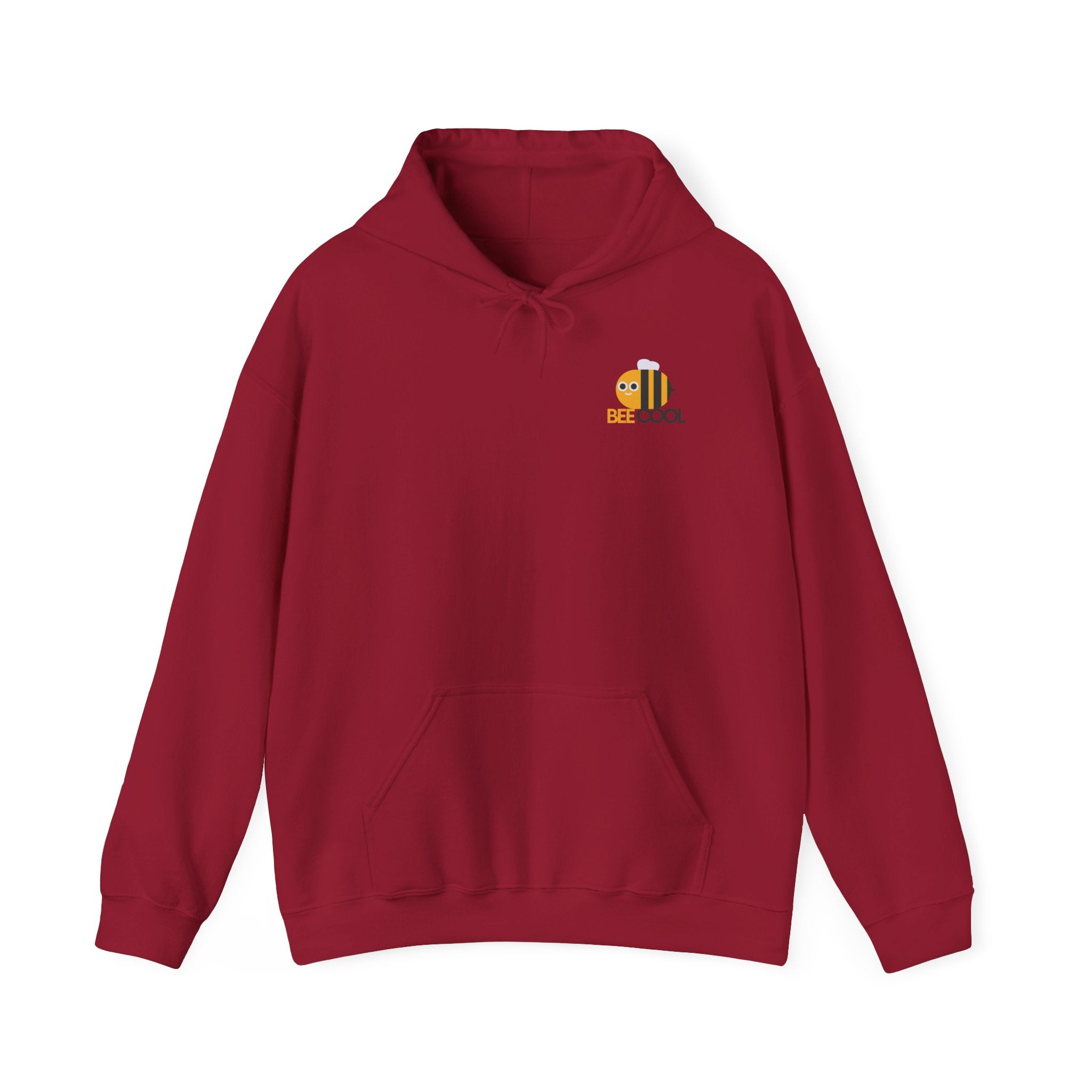 Leafen Bee Cool Unisex Heavy Blend™ Hooded Sweatshirt, Comfortable Casual Wear, Perfect Gift for Nature Lovers