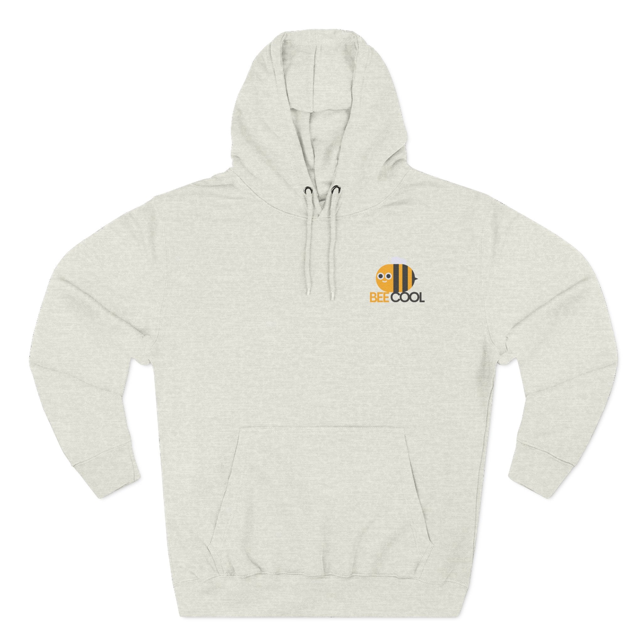Leafen Bee Cool Fleece Hoodie - Fall Design, Cozy Sweatshirt, Perfect for cool weather, Fall Fashion, Gift Idea