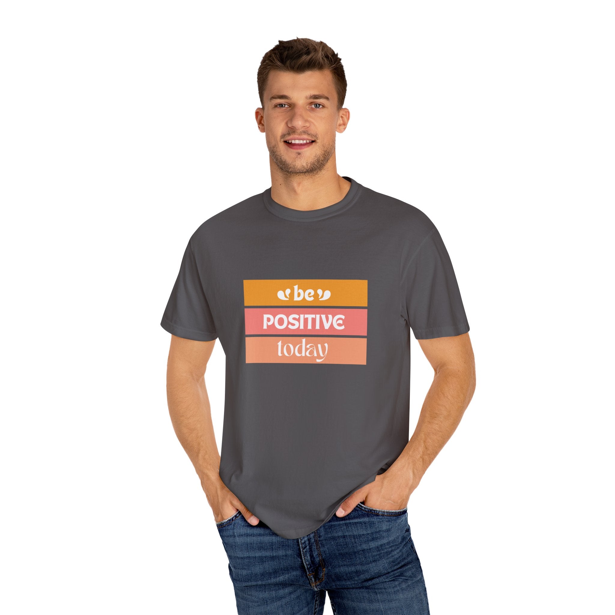 Leafen Positive Vibes Unisex T-Shirt | Motivational Tee, Gift for Friends, Casual Wear, Mood Booster, Everyday Comfort