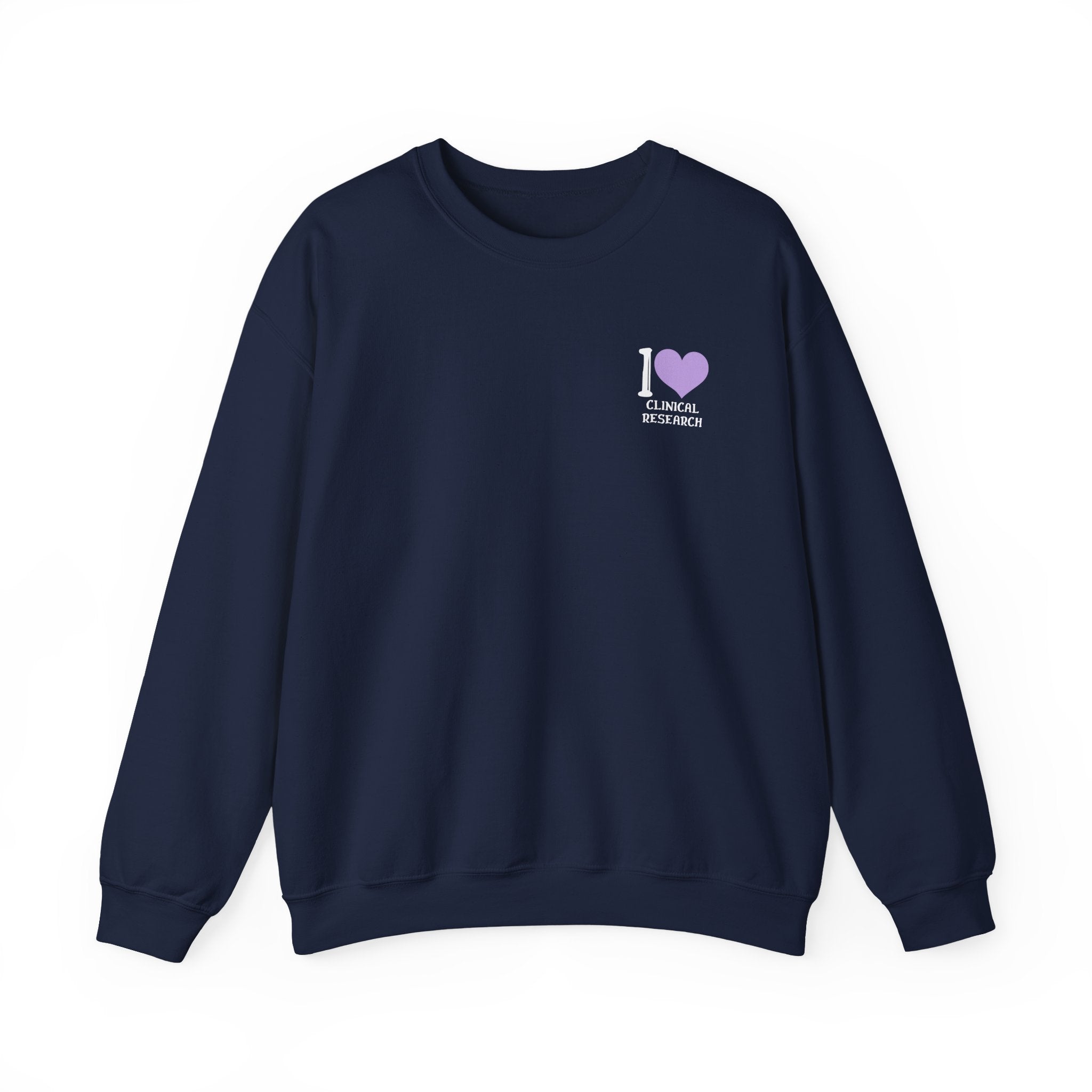 Leafen I Love Research Sweatshirt, Cozy Crewneck, Unisex Gift, Perfect for Researchers, Science Lovers, Casual Wear