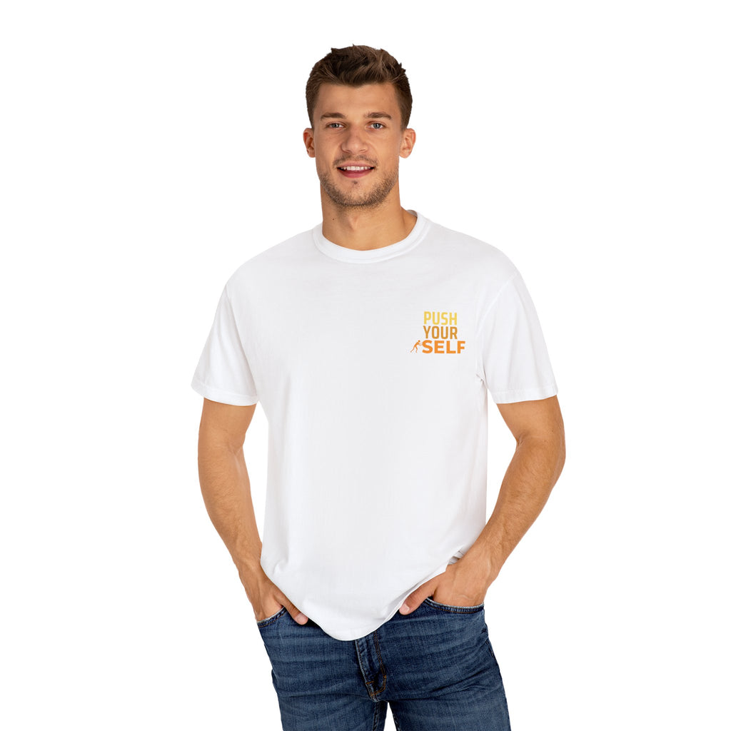 Leafen Push Your Self Unisex T-Shirt | Casual Tee, Gift for Friends, Casual Wear, Everyday Comfort