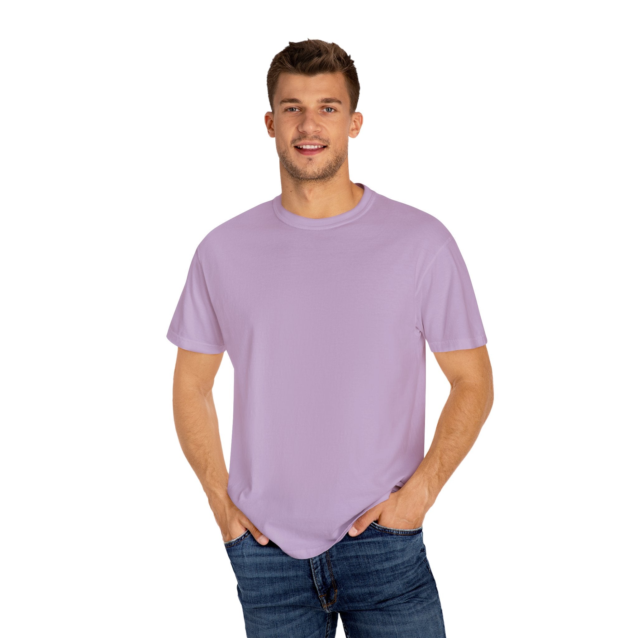 Leafen DOG DAD Unisex Garment-Dyed T-shirt, Casual Wear, Summer Vibe, Gift for Friends, Relaxed Everyday Style
