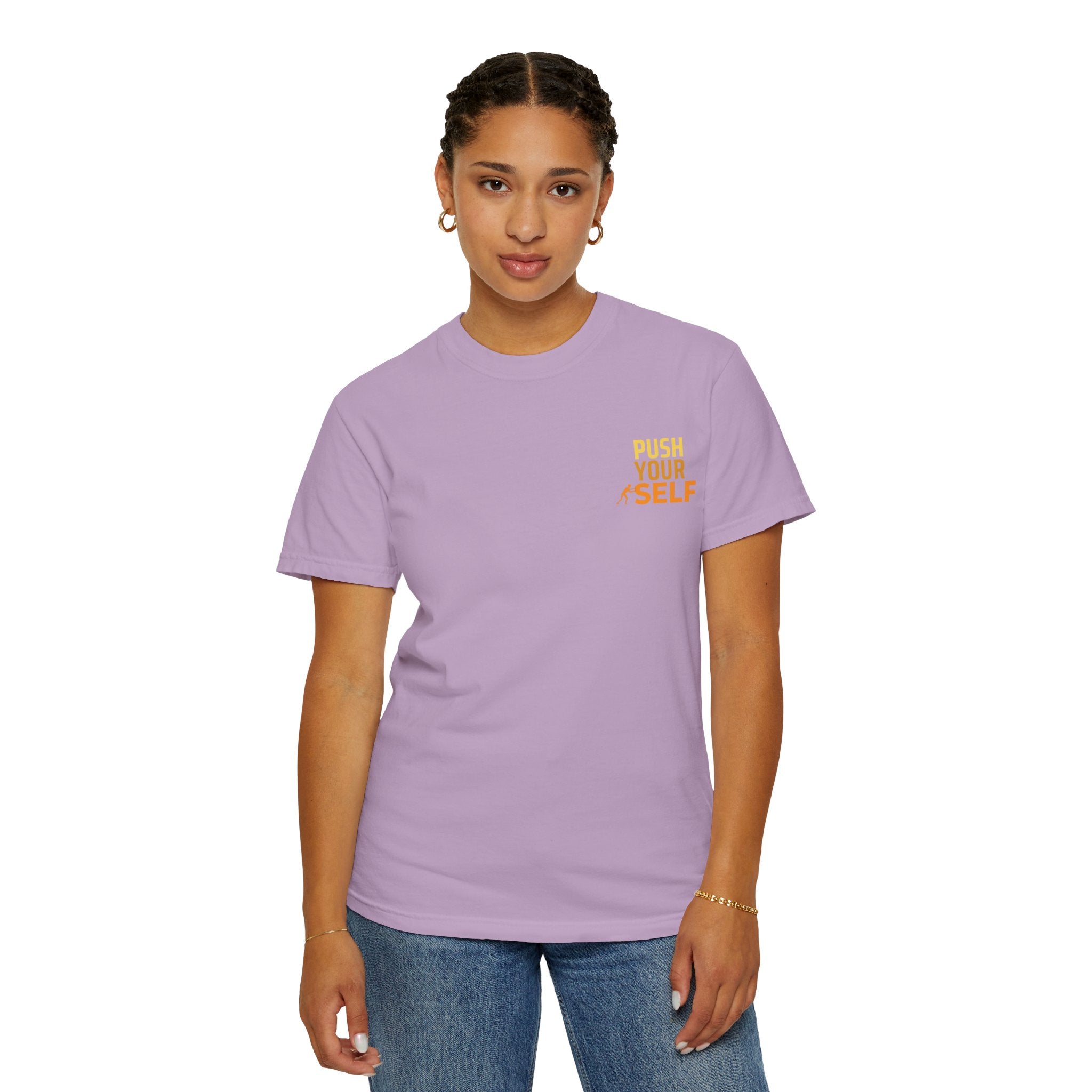 Leafen Push Your Self Unisex T-Shirt | Casual Tee, Gift for Friends, Casual Wear, Everyday Comfort