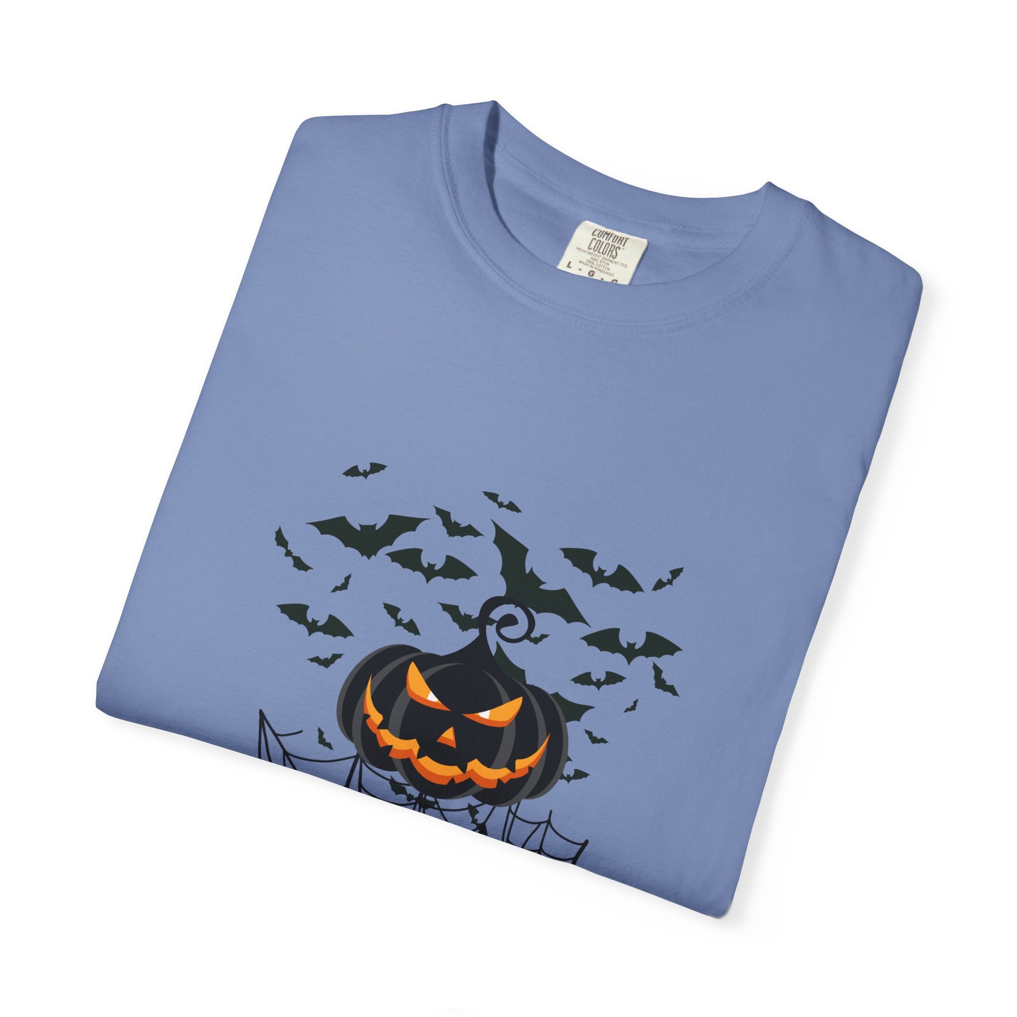 Halloween Vibe Unisex Garment-Dyed T-shirt, Casual Wear, Summer Vibe, Gift for Friends, Relaxed Everyday Style