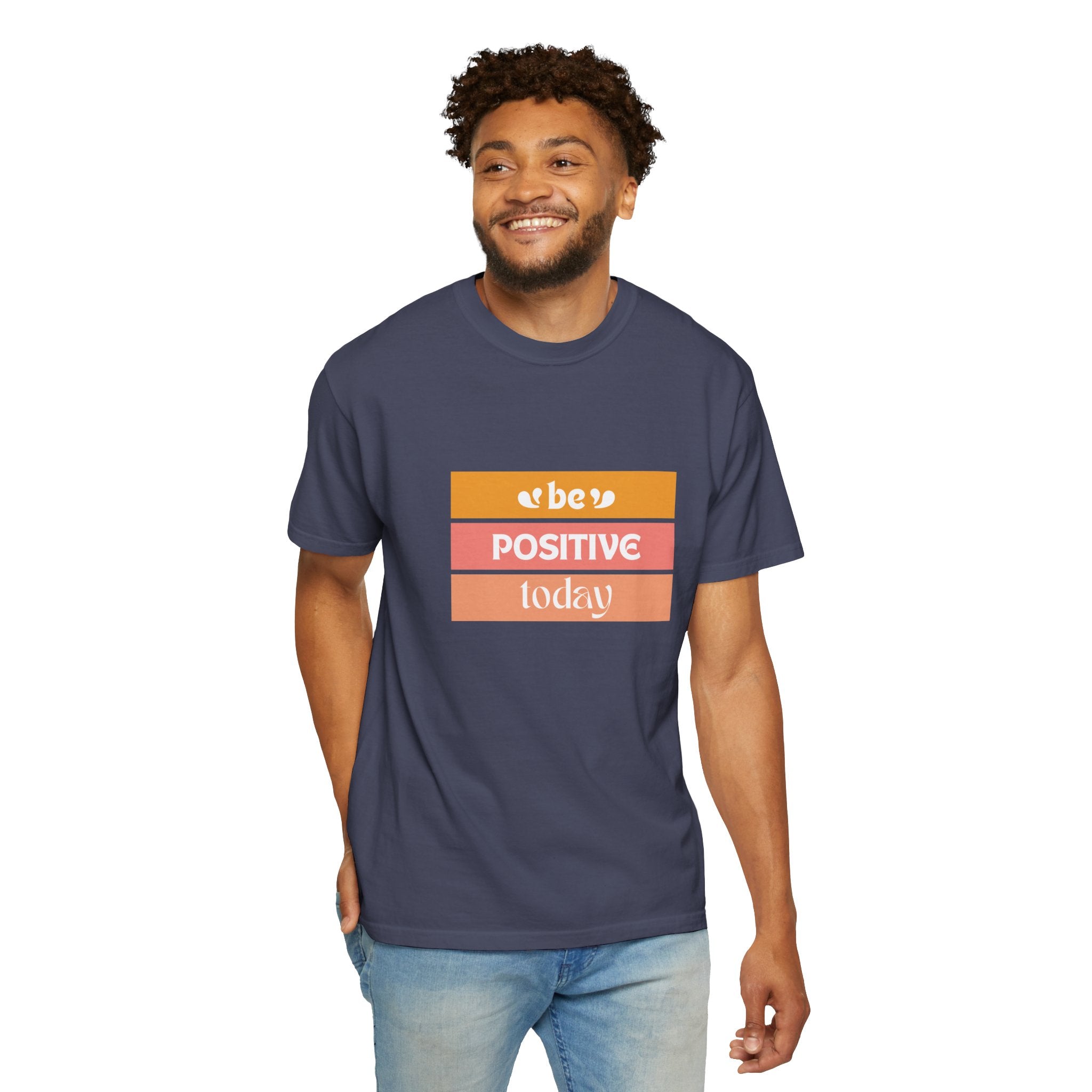 Leafen Positive Vibes Unisex T-Shirt | Motivational Tee, Gift for Friends, Casual Wear, Mood Booster, Everyday Comfort