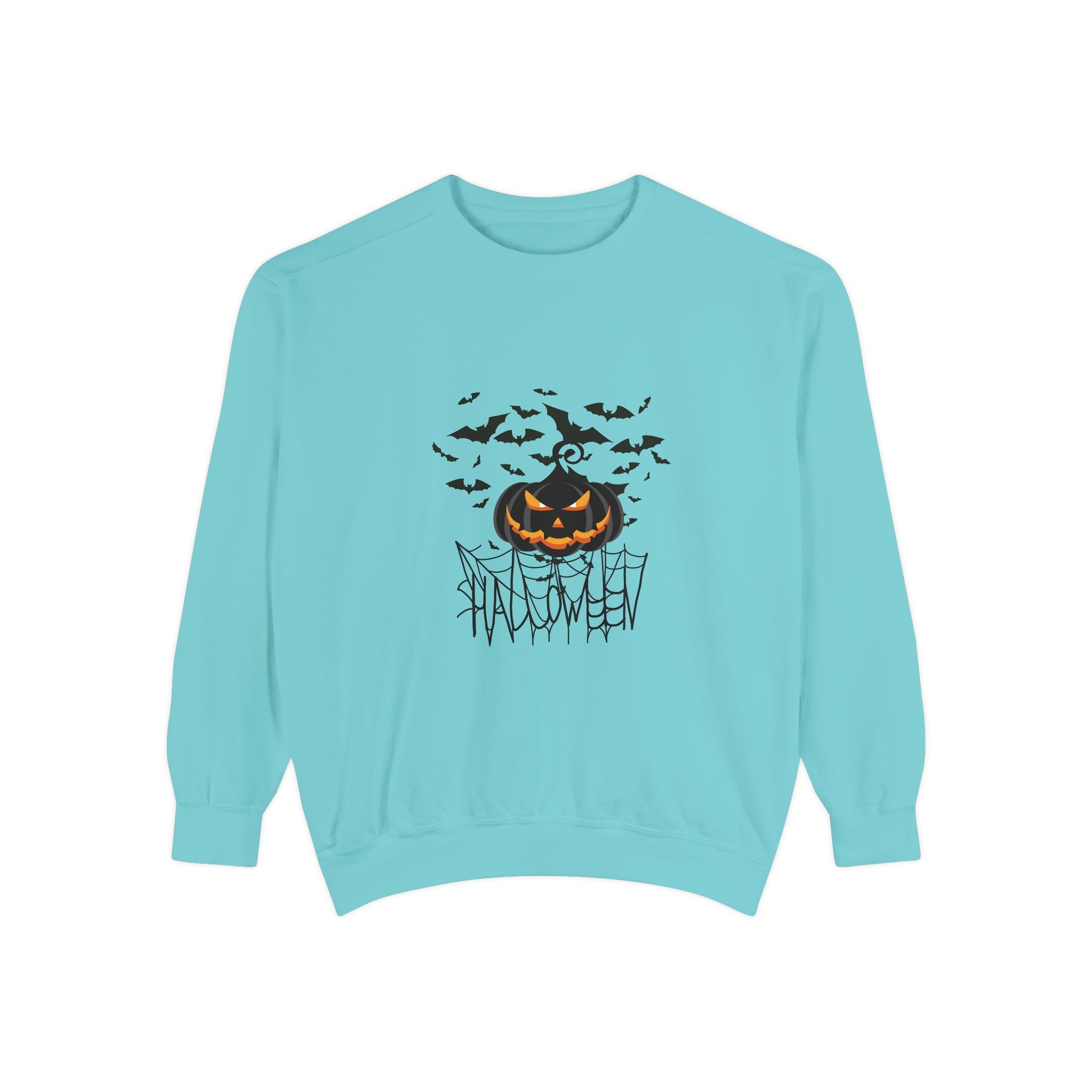 Leafen Halloween Web Unisex Sweatshirt, Casual Crewneck, Gift for Friends, Motivational Apparel, Everyday Comfort Wear