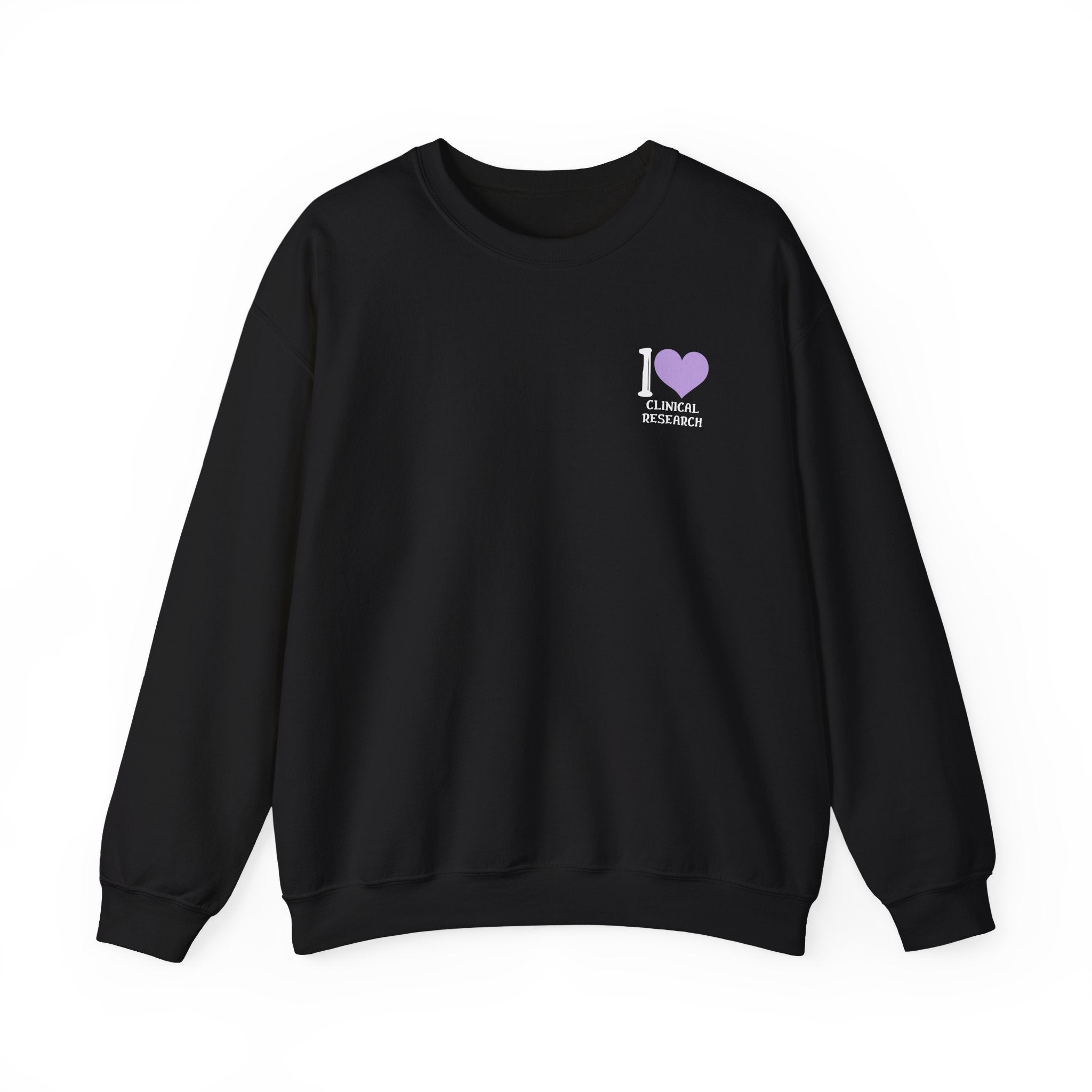 Leafen I Love Research Sweatshirt, Cozy Crewneck, Unisex Gift, Perfect for Researchers, Science Lovers, Casual Wear