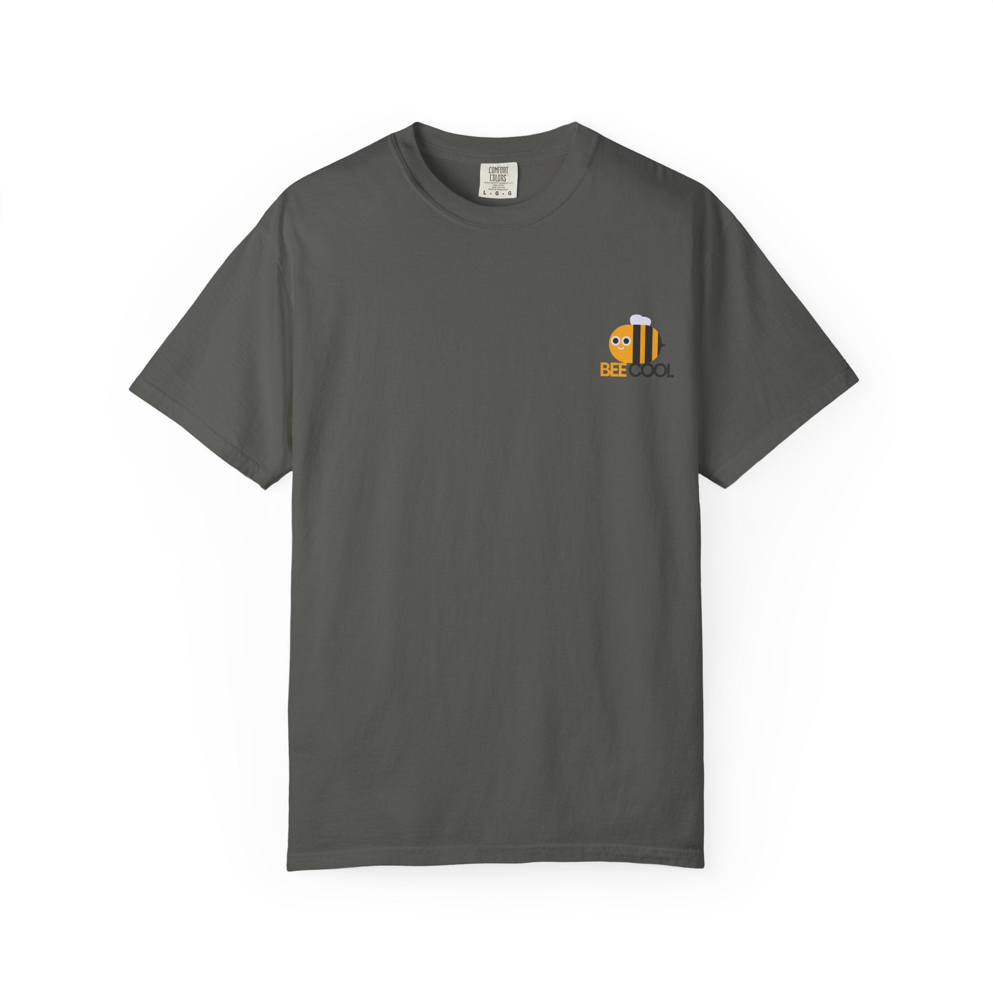 Leafen Bee Cool Unisex Garment-Dyed T-shirt, Casual Wear, Summer Vibe, Gift for Friends, Relaxed Everyday Style