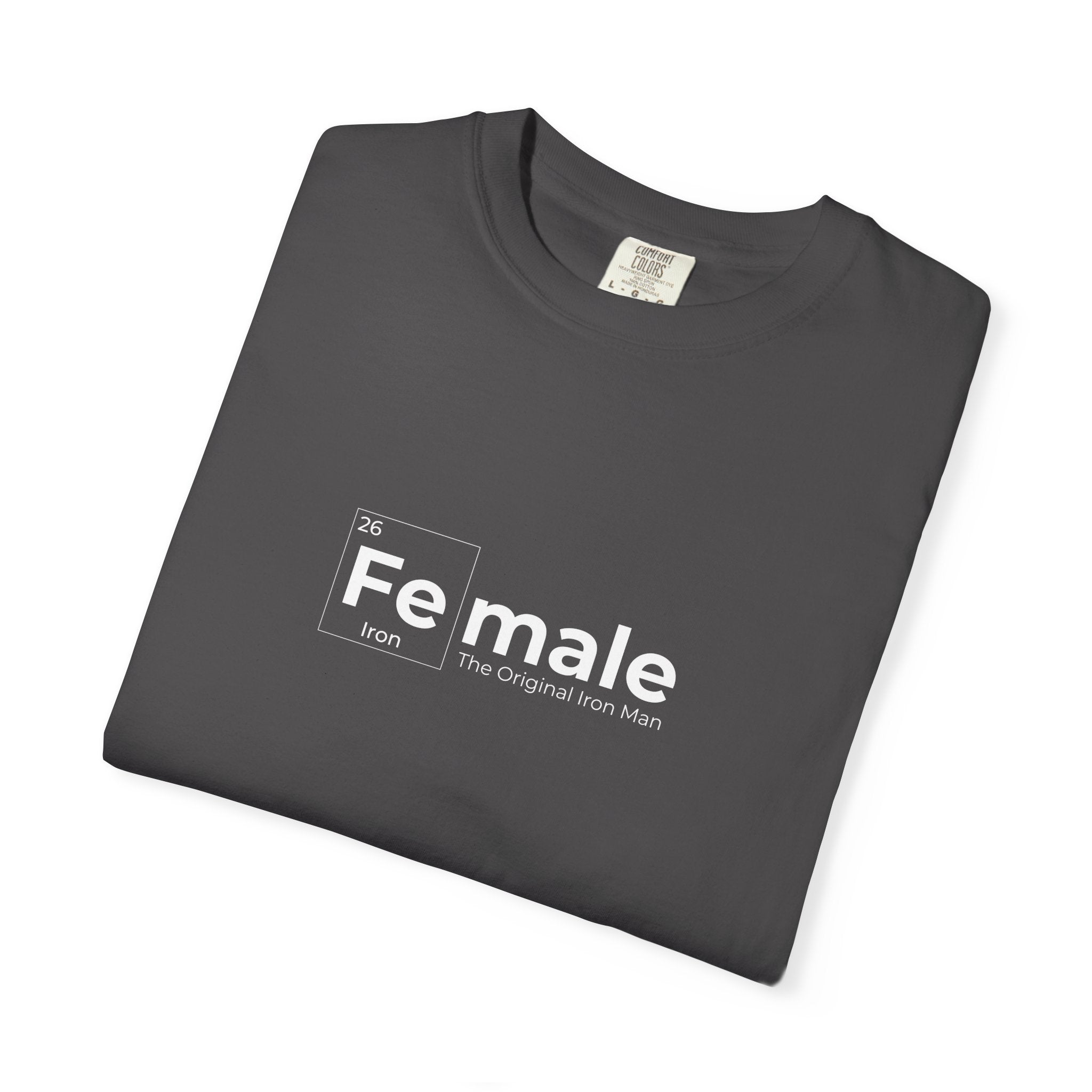 Original Iron Man Unisex Garment-Dyed T-shirt, Casual Wear, Summer Vibe, Gift for Friends, Relaxed Everyday Style