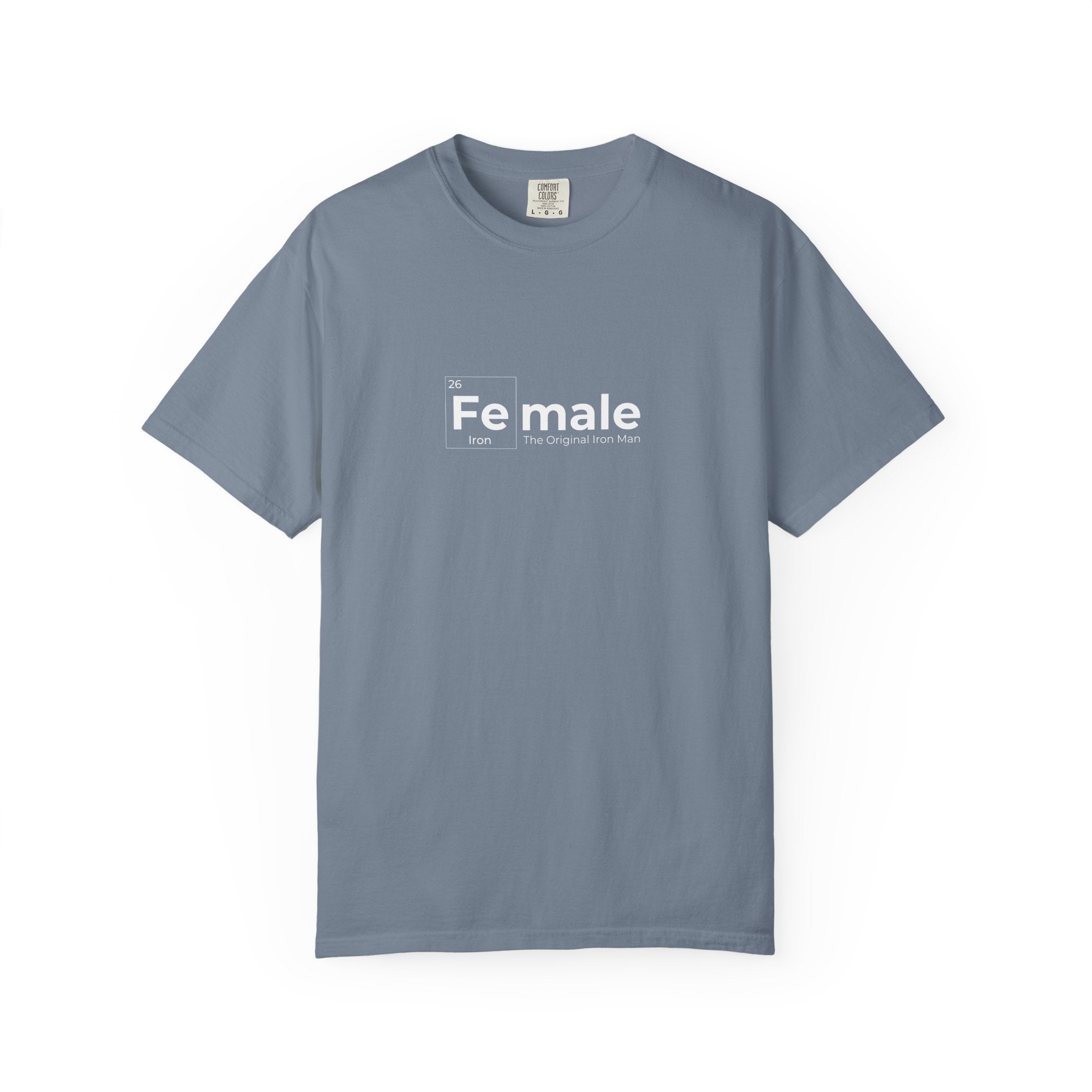Original Iron Man Unisex Garment-Dyed T-shirt, Casual Wear, Summer Vibe, Gift for Friends, Relaxed Everyday Style