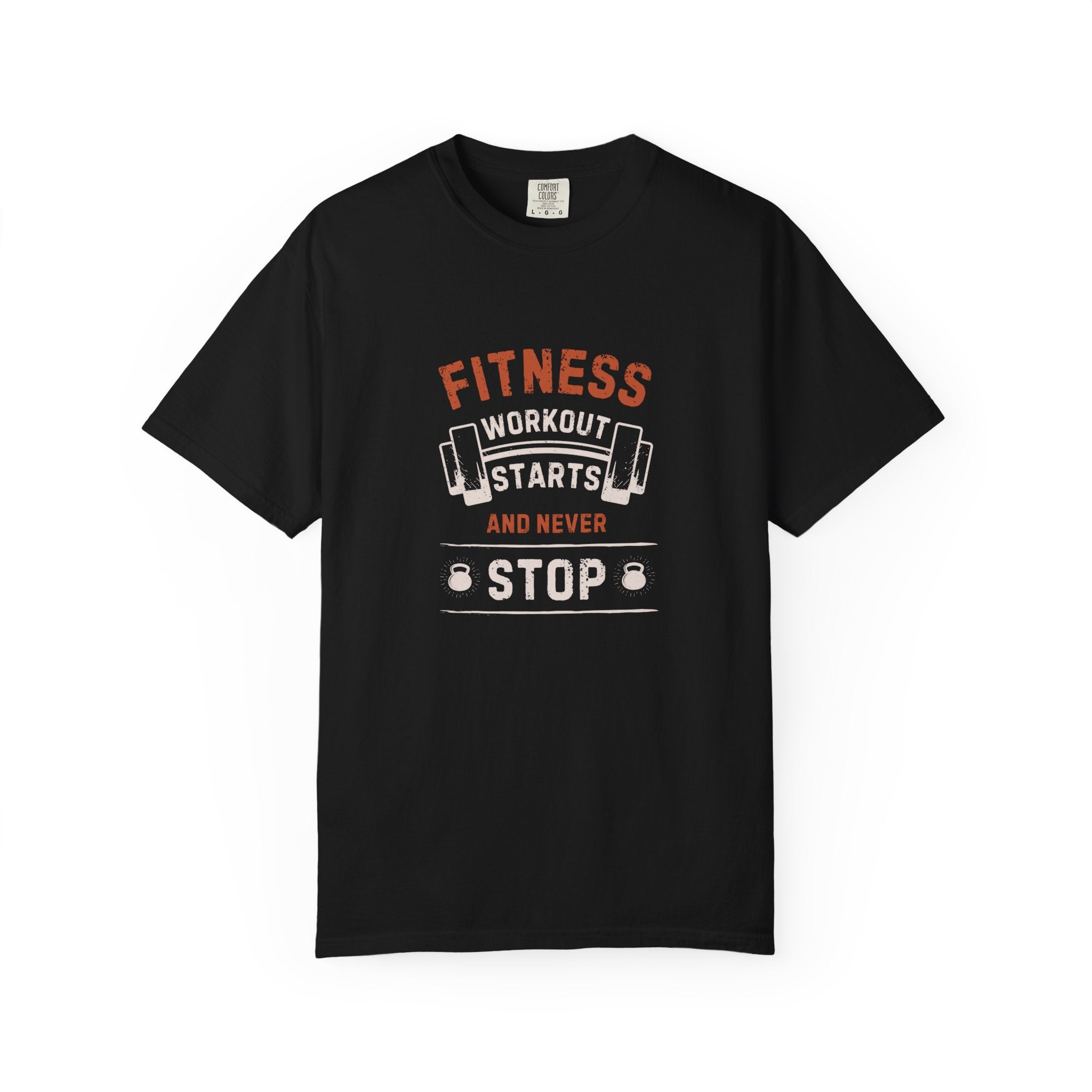 Fitness Workout Unisex Garment-Dyed T-shirt, Casual Wear, Summer Vibe, Gift for Friends, Motivational Relaxed Everyday Style