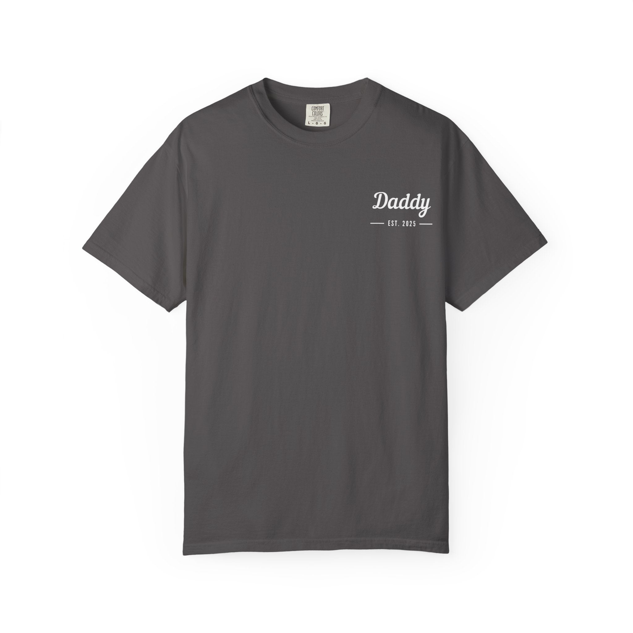 Leafen Daddy Est Unisex Garment-Dyed T-shirt, Casual Wear, Summer Vibe, Gift for Friends, Relaxed Everyday Style