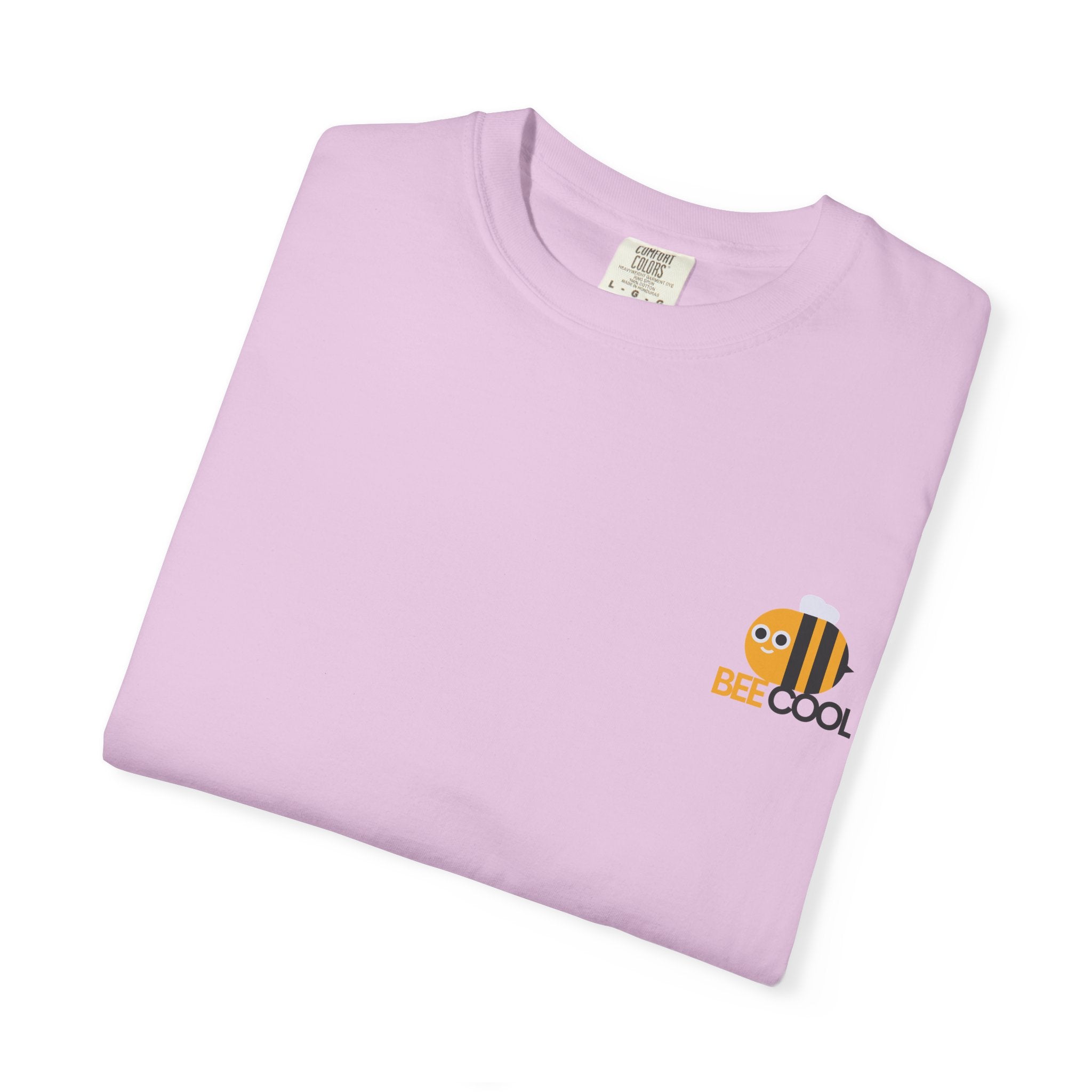 Leafen Bee Cool Unisex Garment-Dyed T-shirt, Casual Wear, Summer Vibe, Gift for Friends, Relaxed Everyday Style