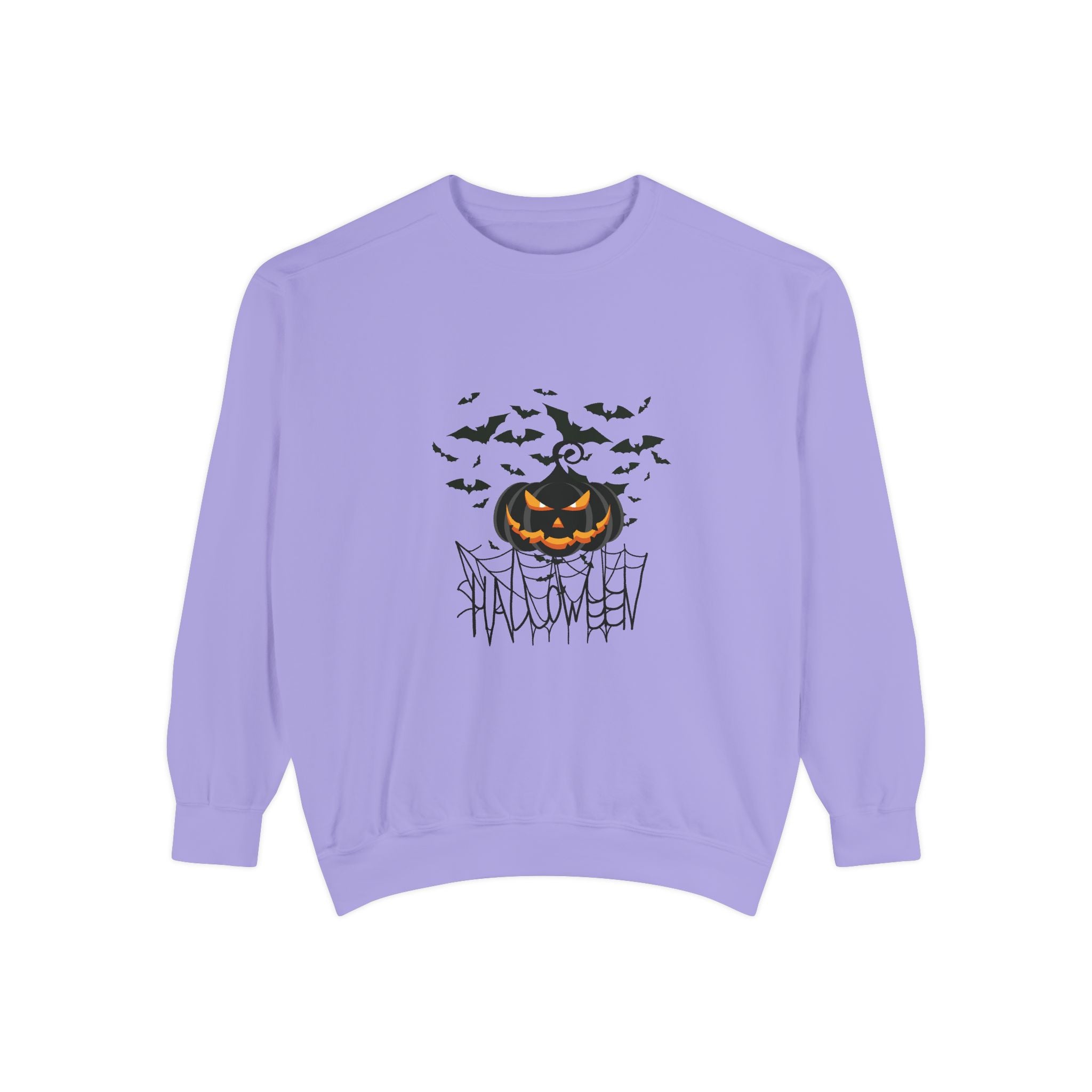 Leafen Halloween Web Unisex Sweatshirt, Casual Crewneck, Gift for Friends, Motivational Apparel, Everyday Comfort Wear