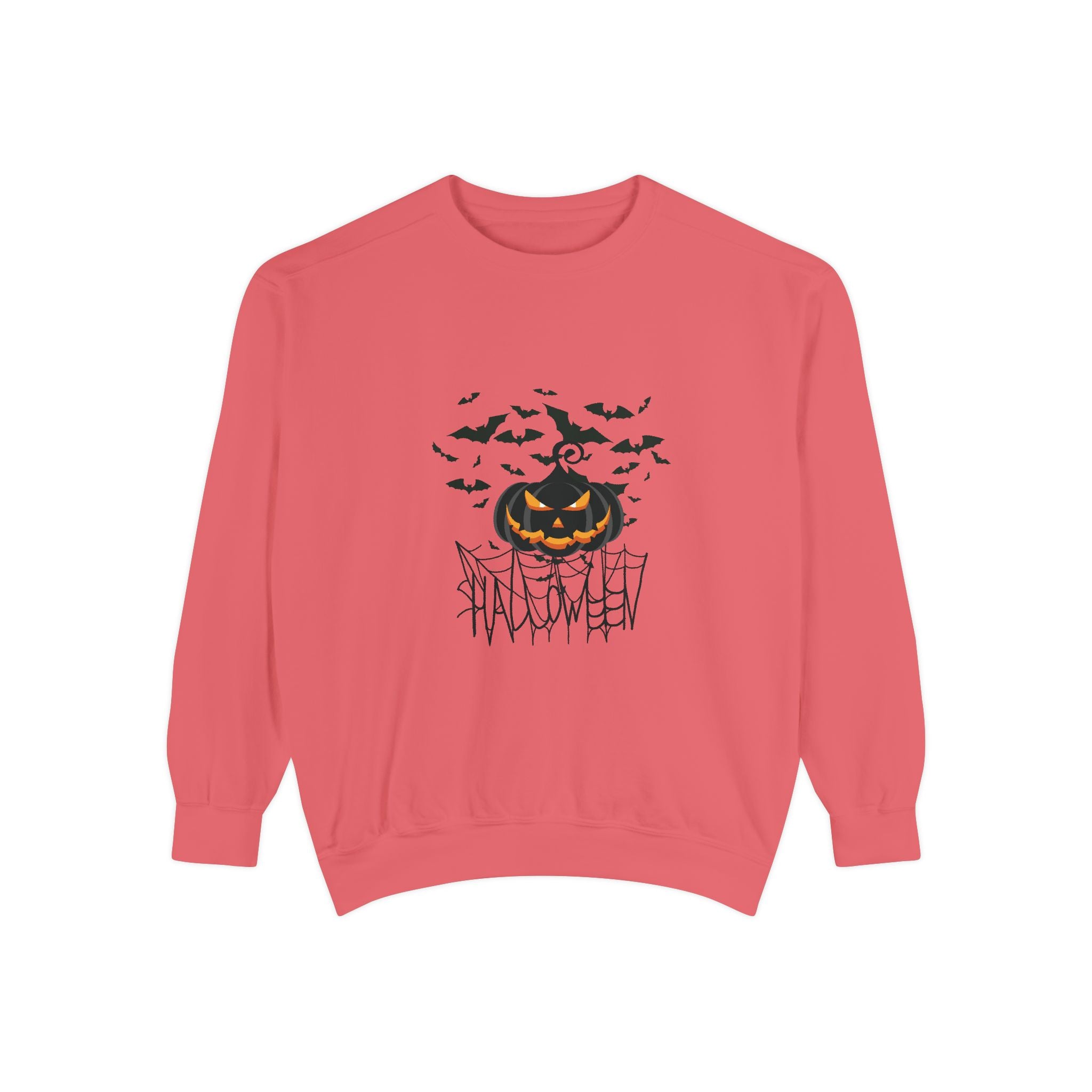 Leafen Halloween Web Unisex Sweatshirt, Casual Crewneck, Gift for Friends, Motivational Apparel, Everyday Comfort Wear